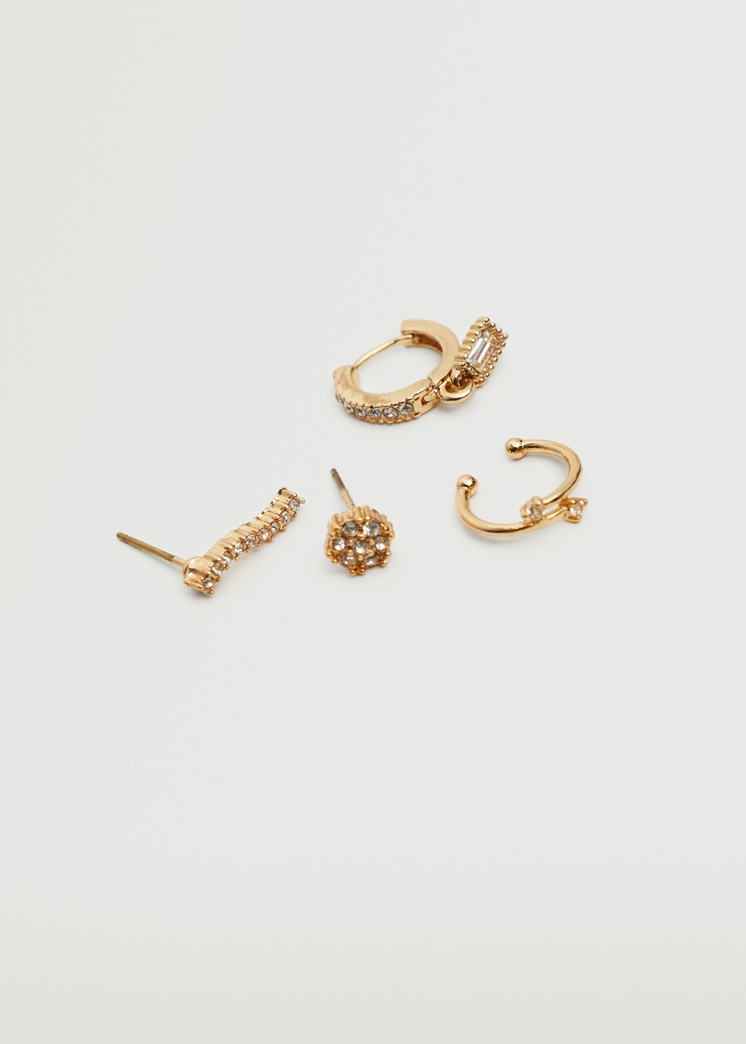Pack pendientes piercing - Plano medio