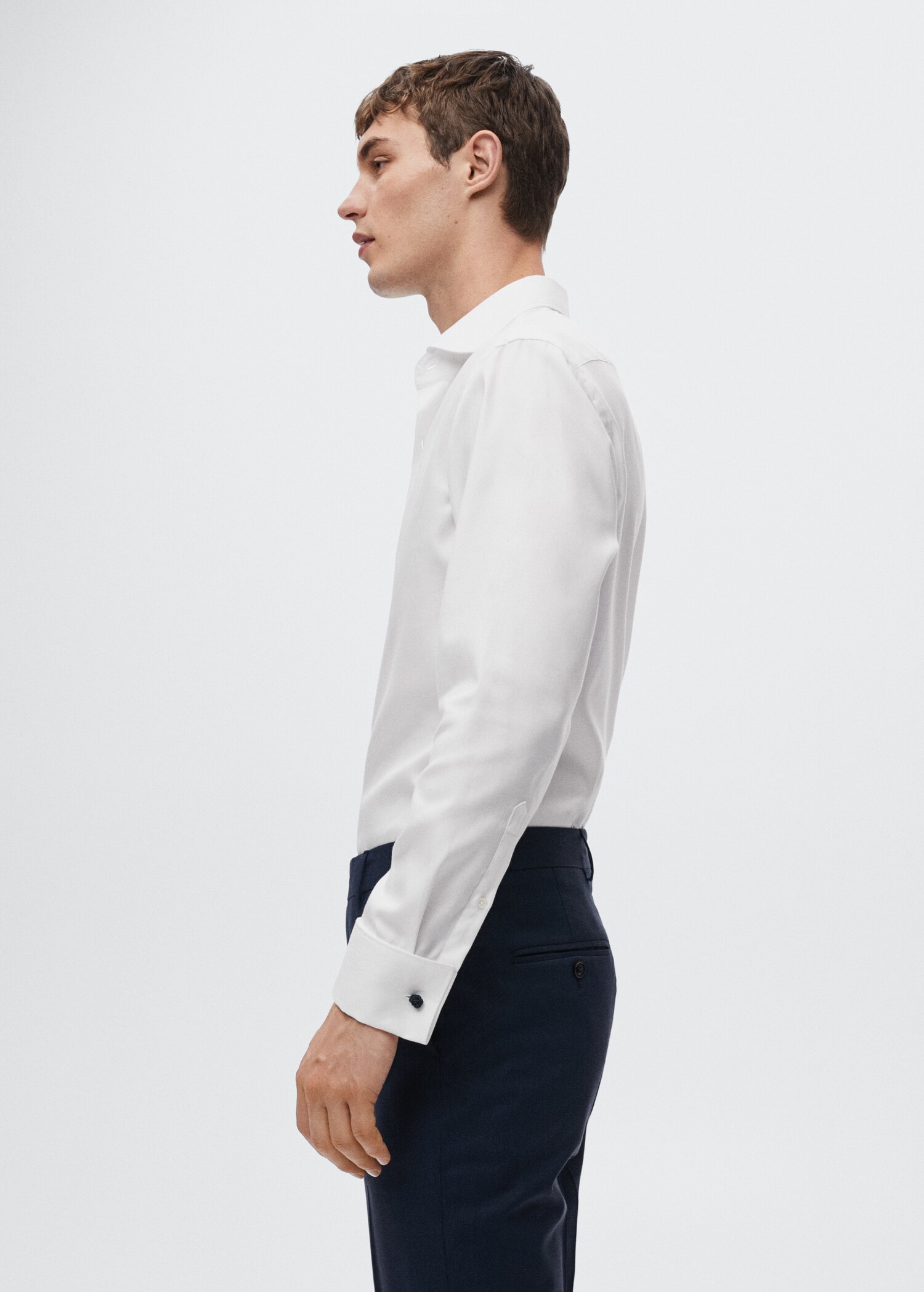 Camisa traje slim fit algodón - Detalle del artículo 2