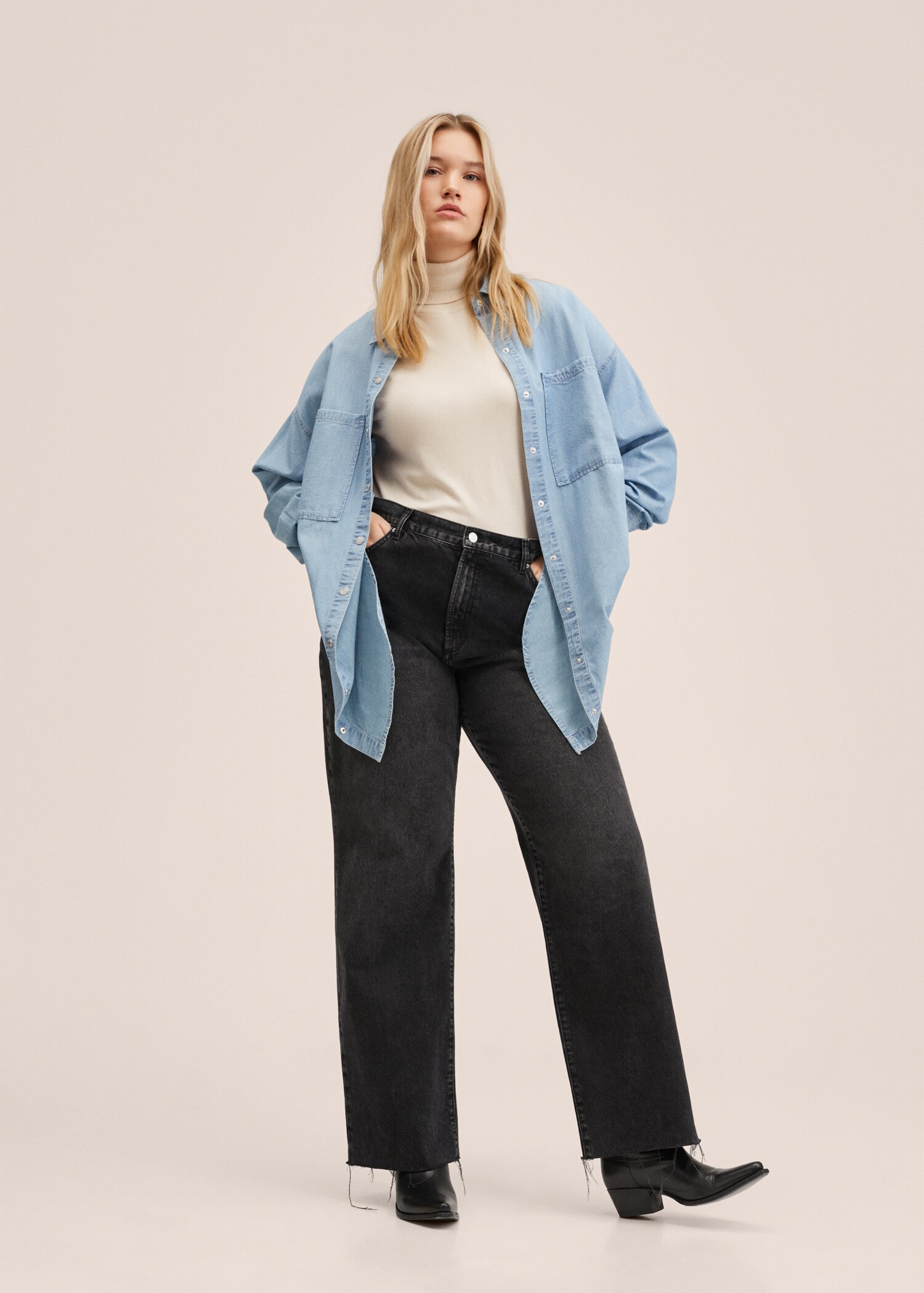 Turtleneck knitted sweater - Details of the article 3