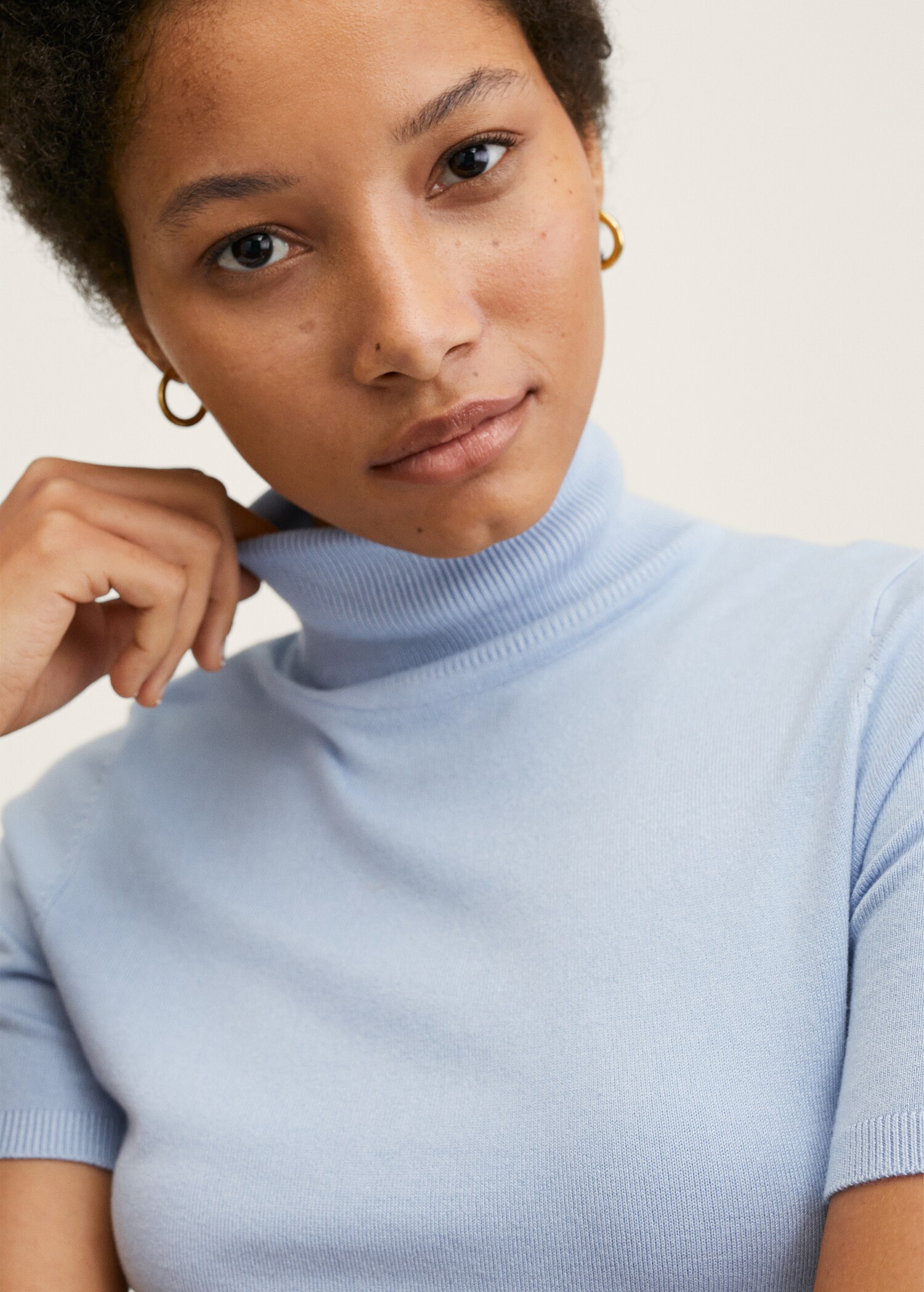 Turtleneck knitted sweater - Details of the article 1