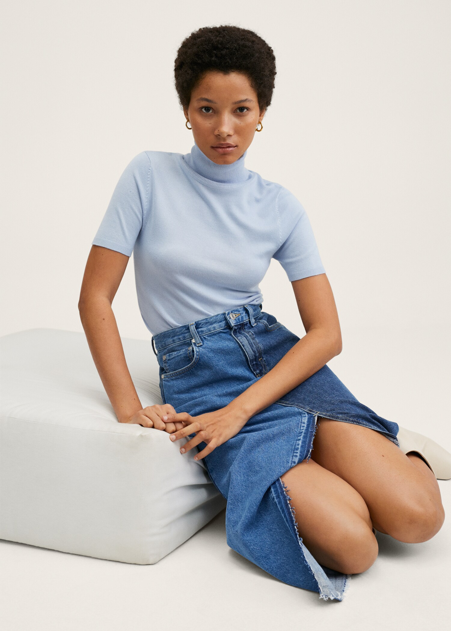 Turtleneck knitted sweater - Details of the article 2