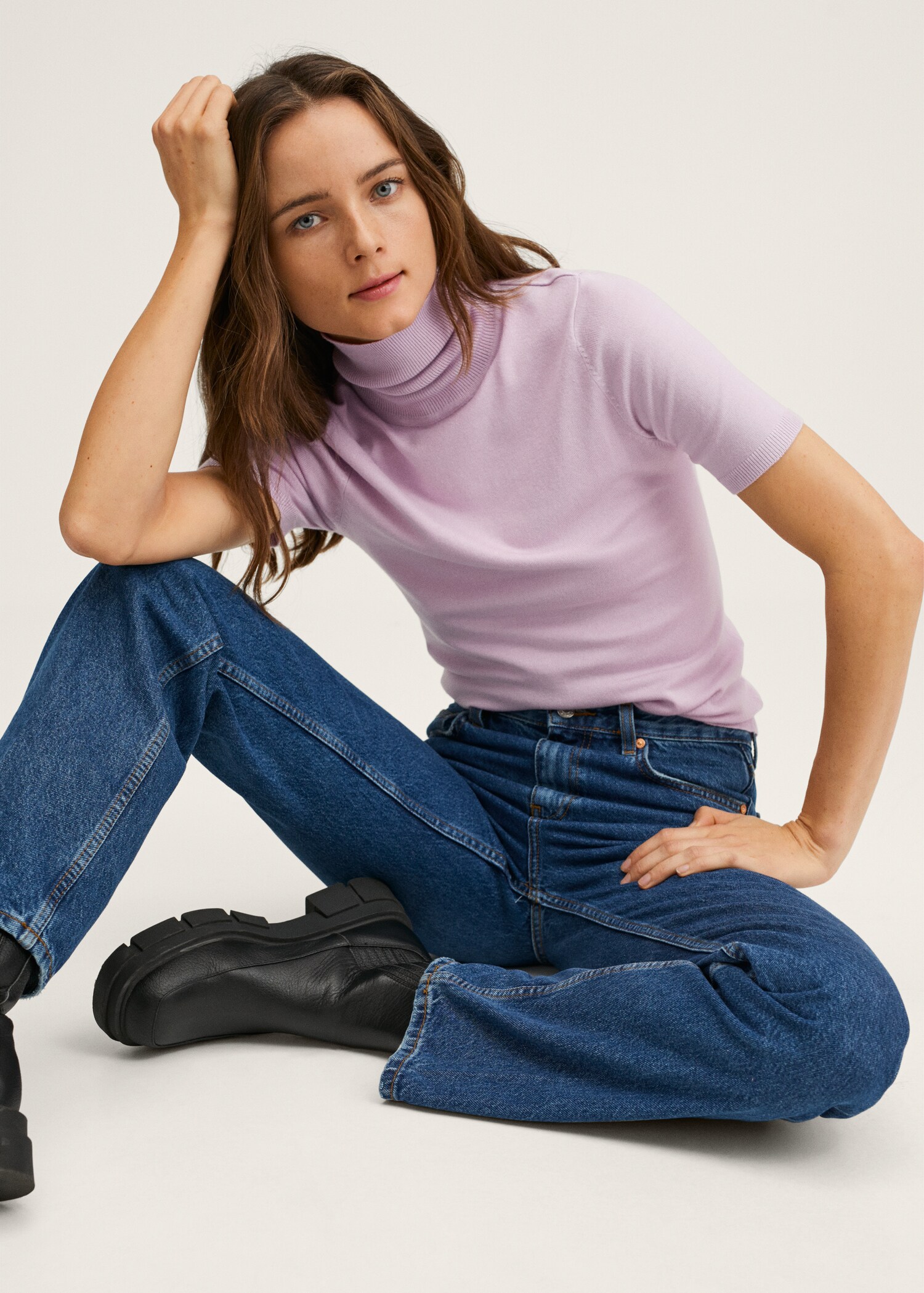 Turtleneck knitted sweater - Details of the article 2