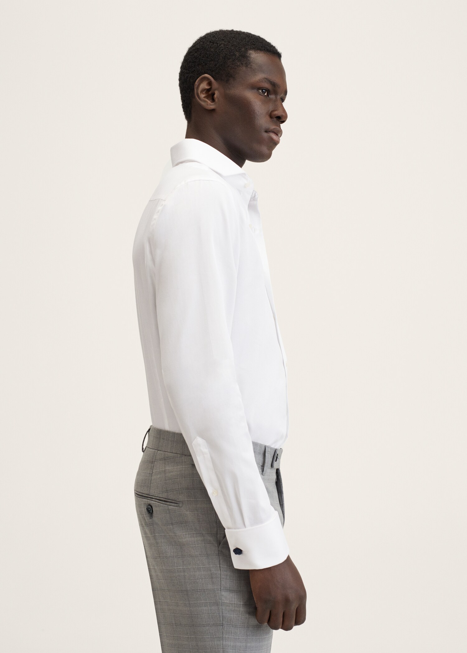 Obleková košile slim fit z bavlny - Detail zboží 2