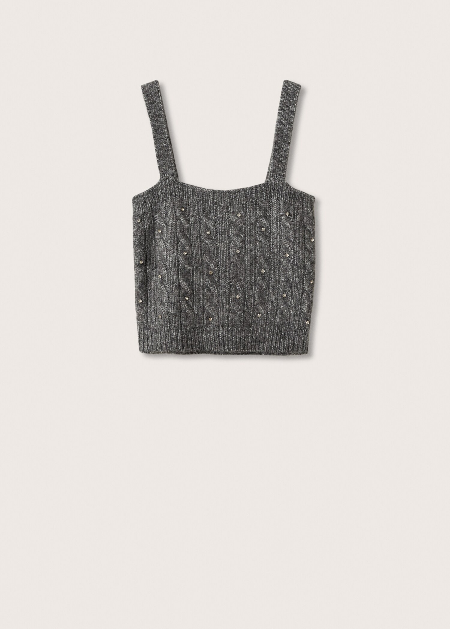 Úpletový top se zapletením - Zboží bez modelu