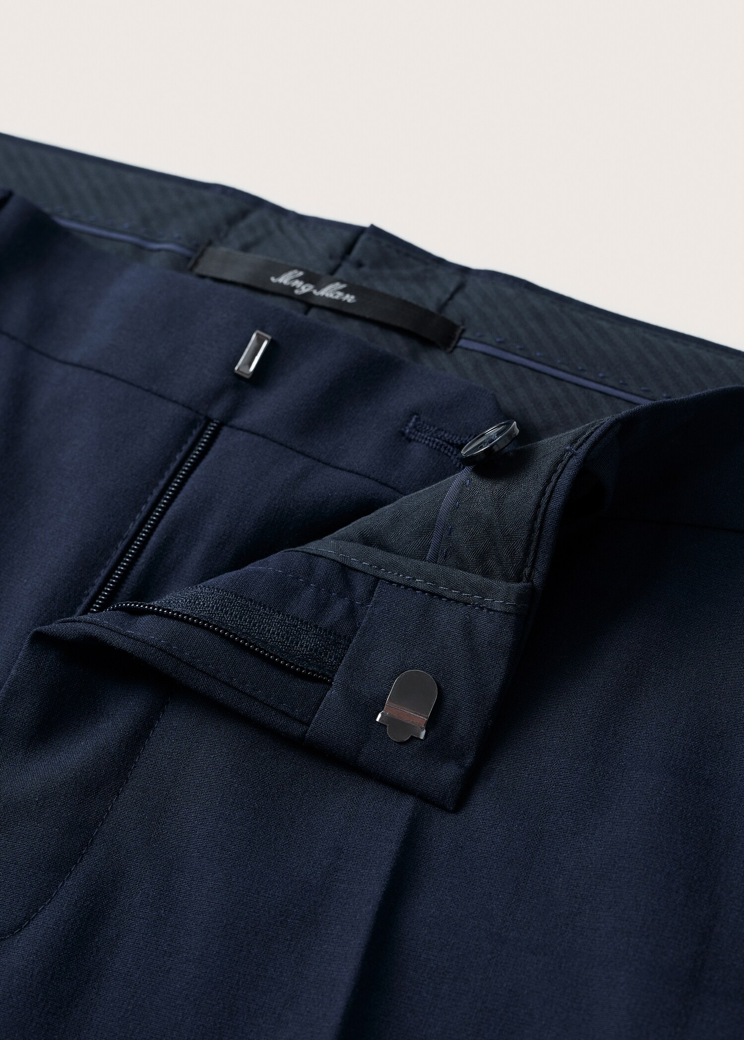 Pantalons vestit súper slim fit quadres - Detall de l'article 8