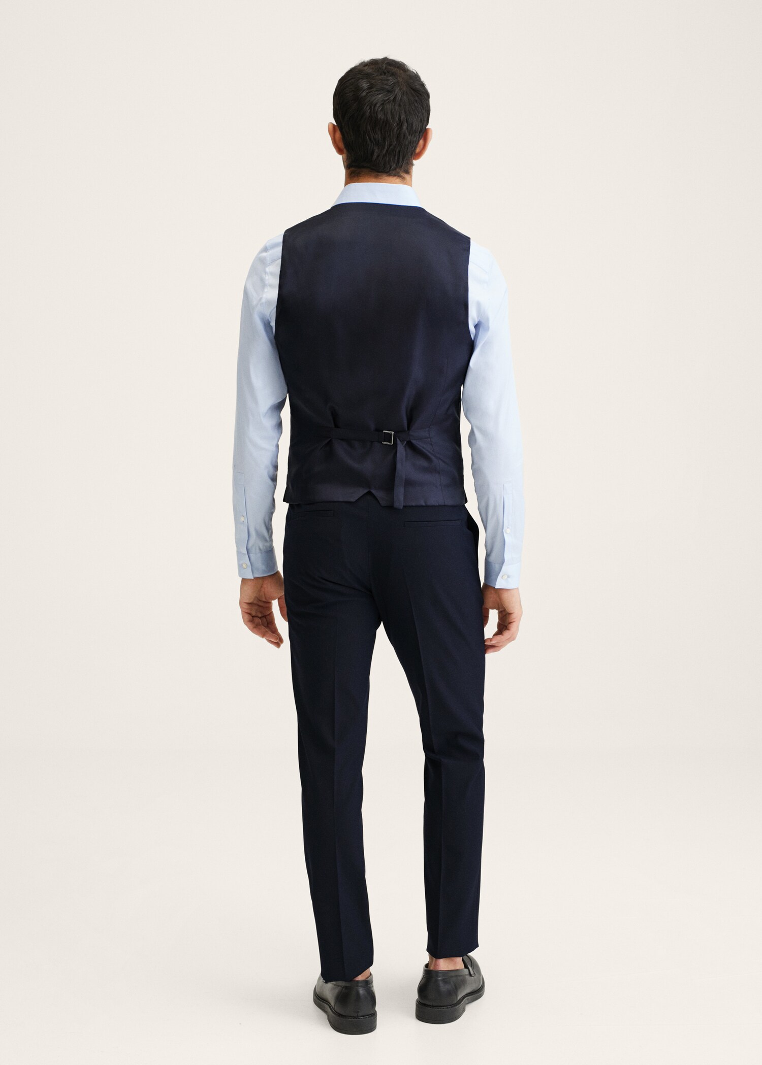 Super slim-fit suit waistcoat - Reverse of the article