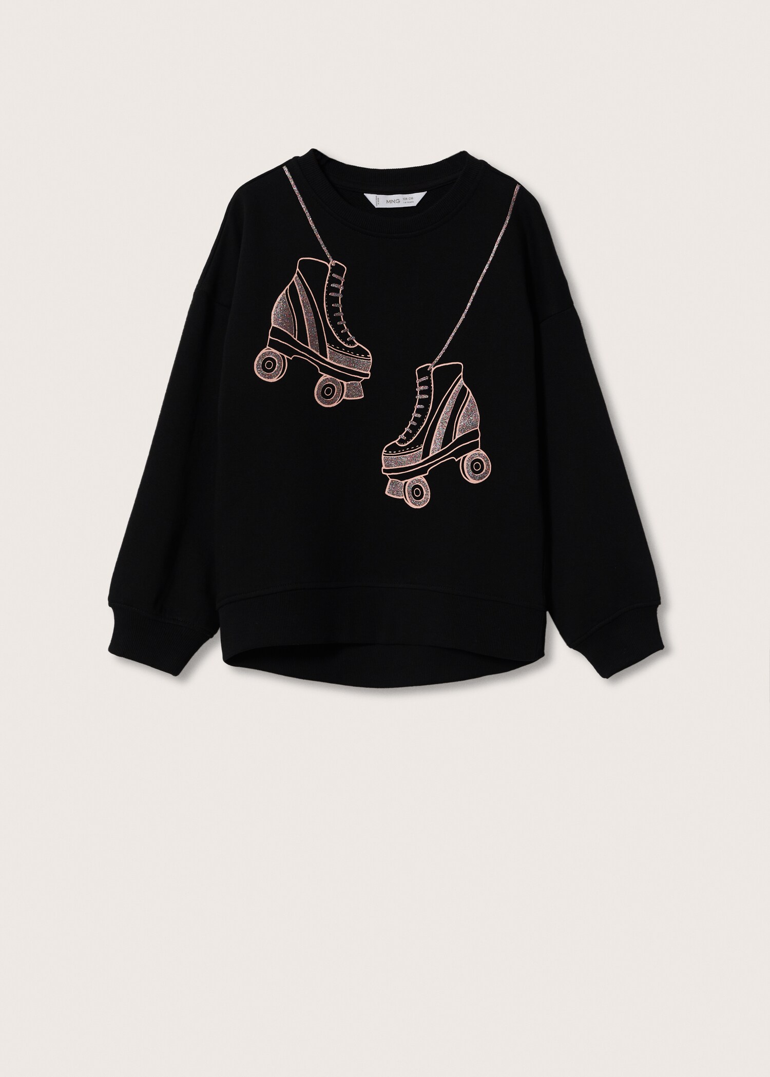 Katoenen sweatshirt met print - Artikel zonder model