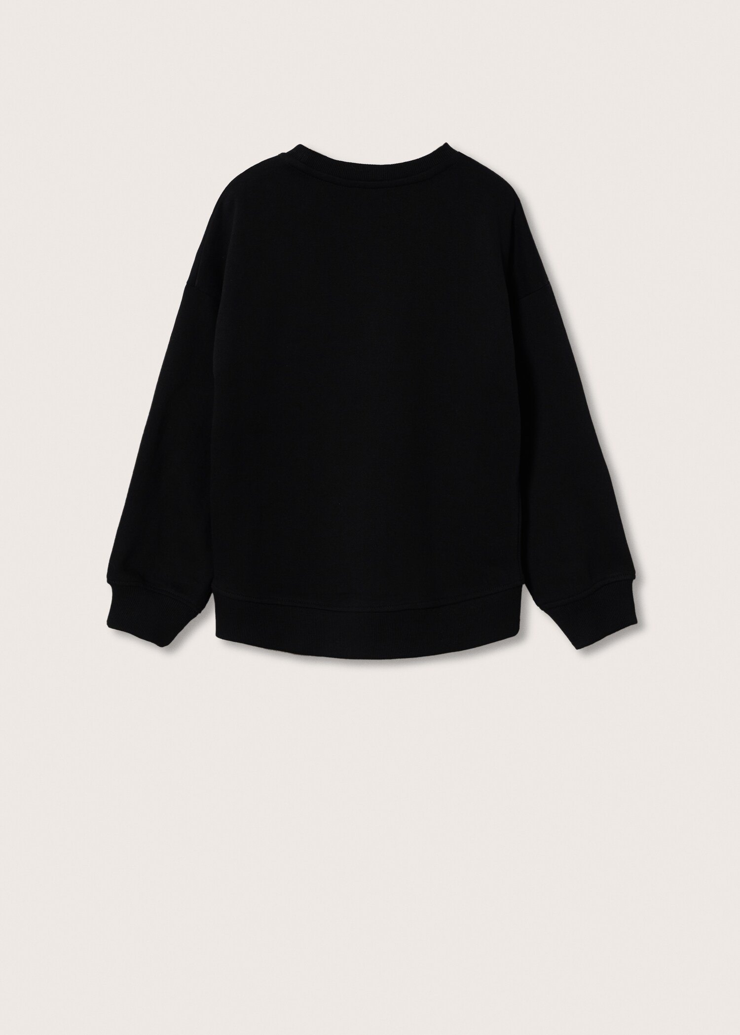 Katoenen sweatshirt met print - Achterkant van het artikel