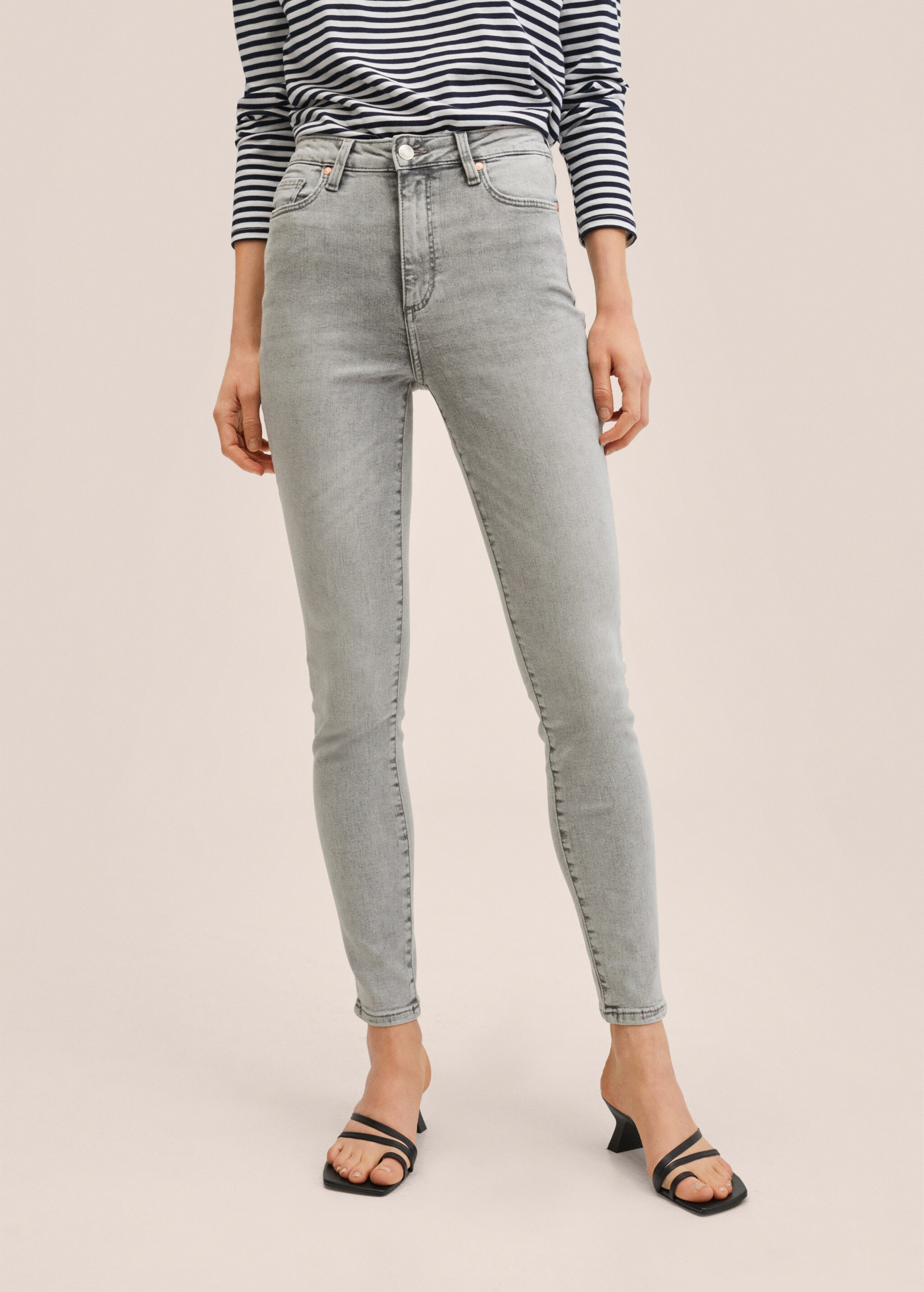 High-waist skinny jeans - Medium plane