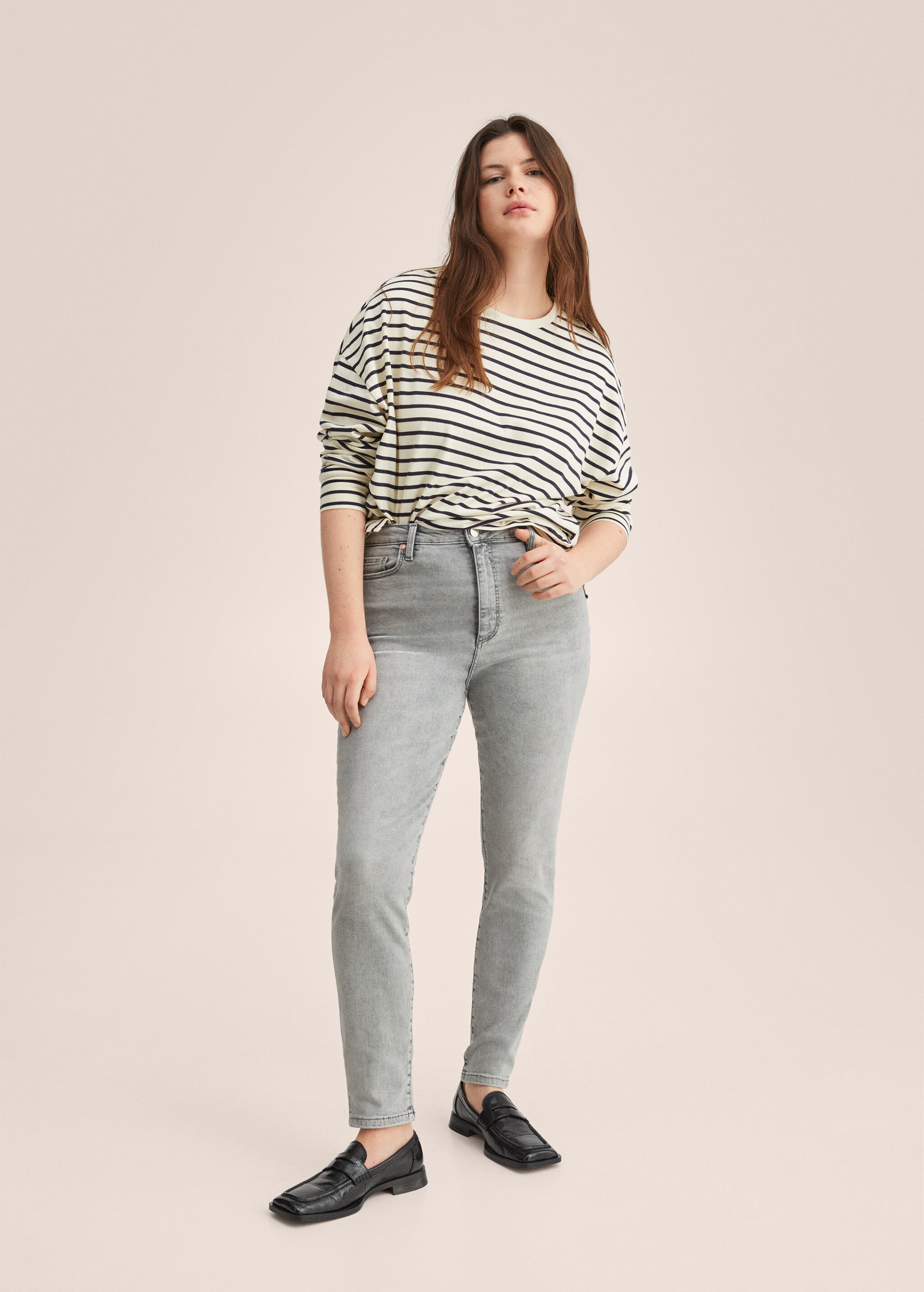 High-waist skinny jeans - Details of the article 3