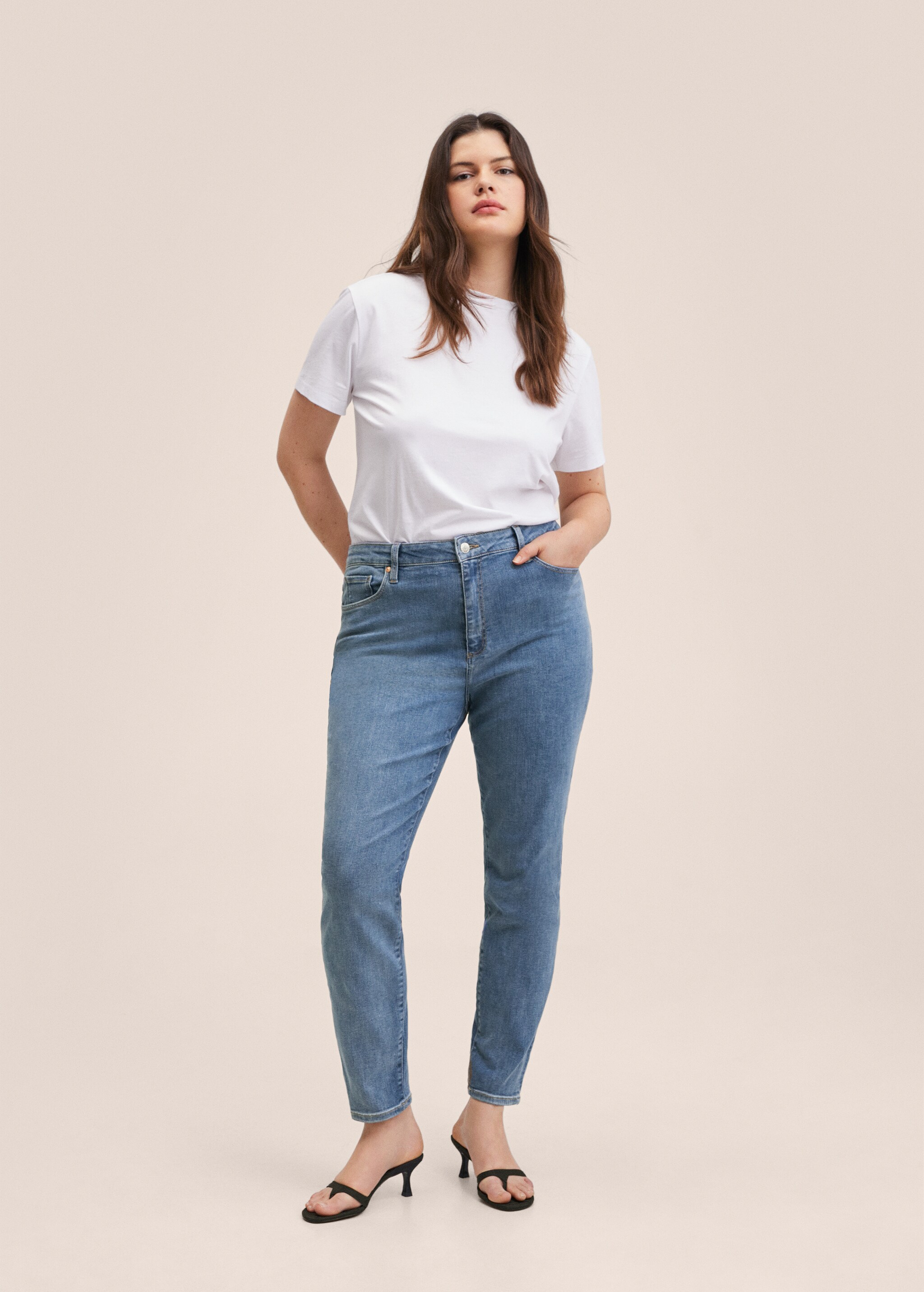 High-rise skinny jeans - Details of the article 4