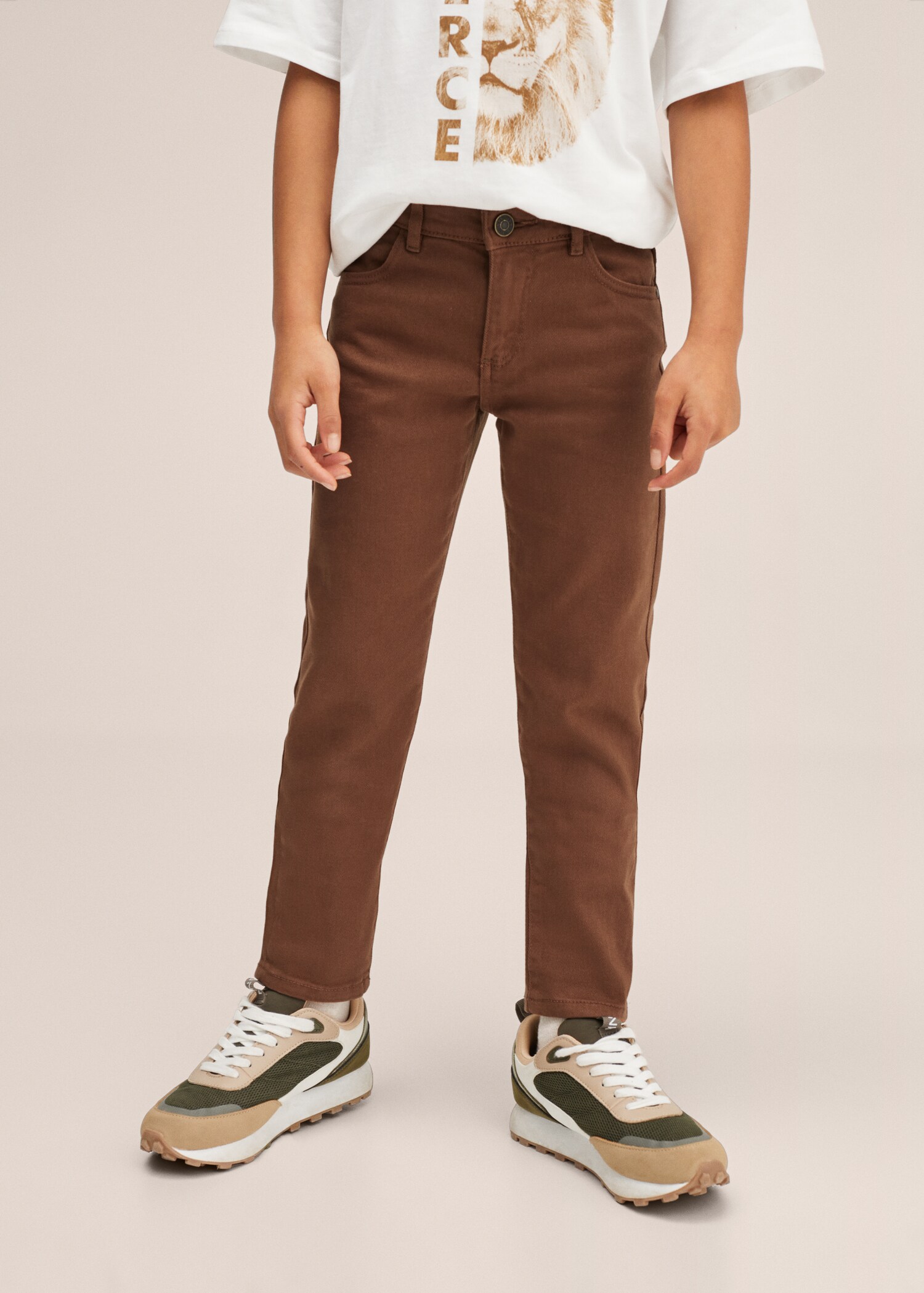 Pantalón slim fit algodón - Detalle del artículo 1
