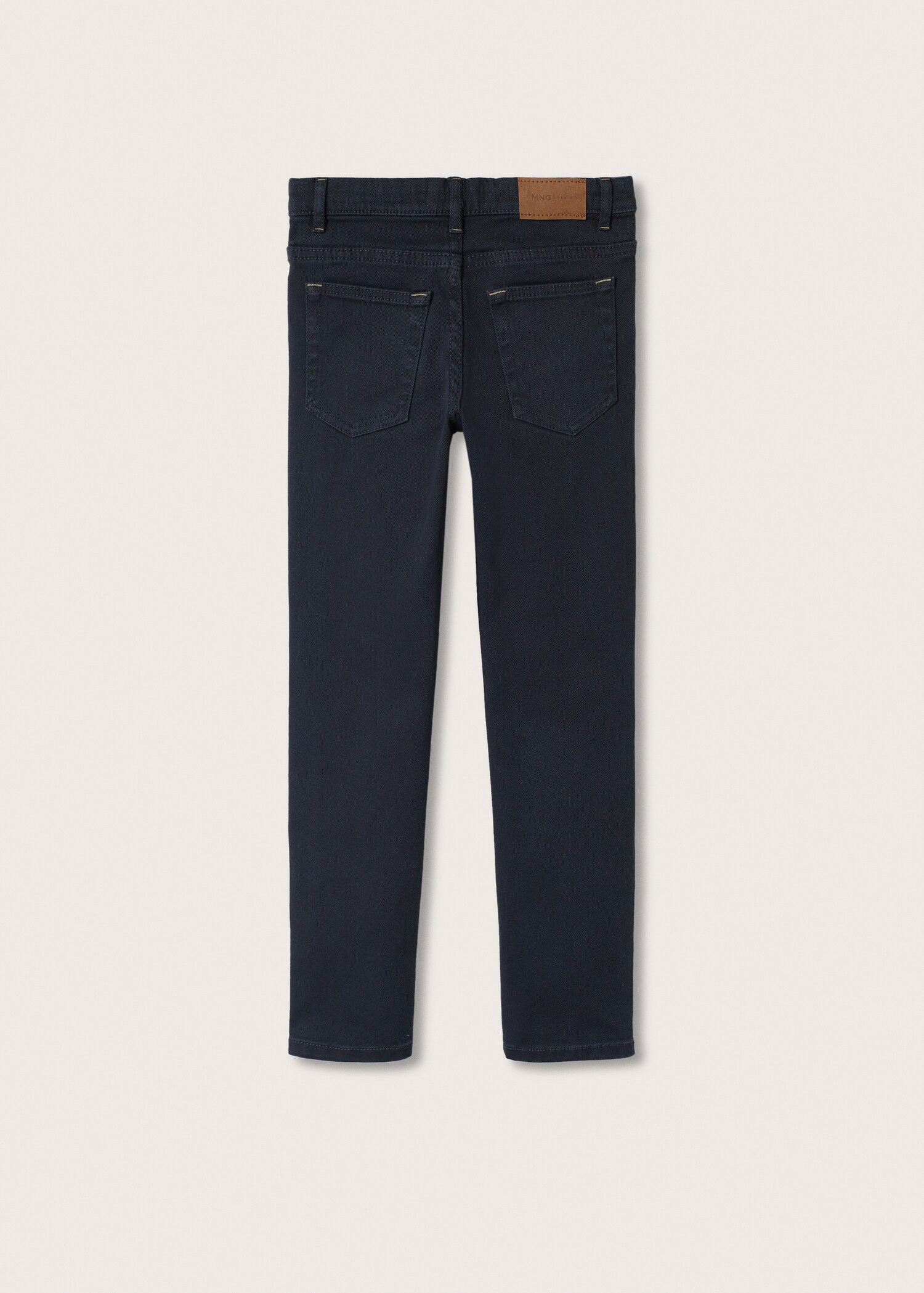 Spodnie bawełniane slim fit - Tylna strona artykułu