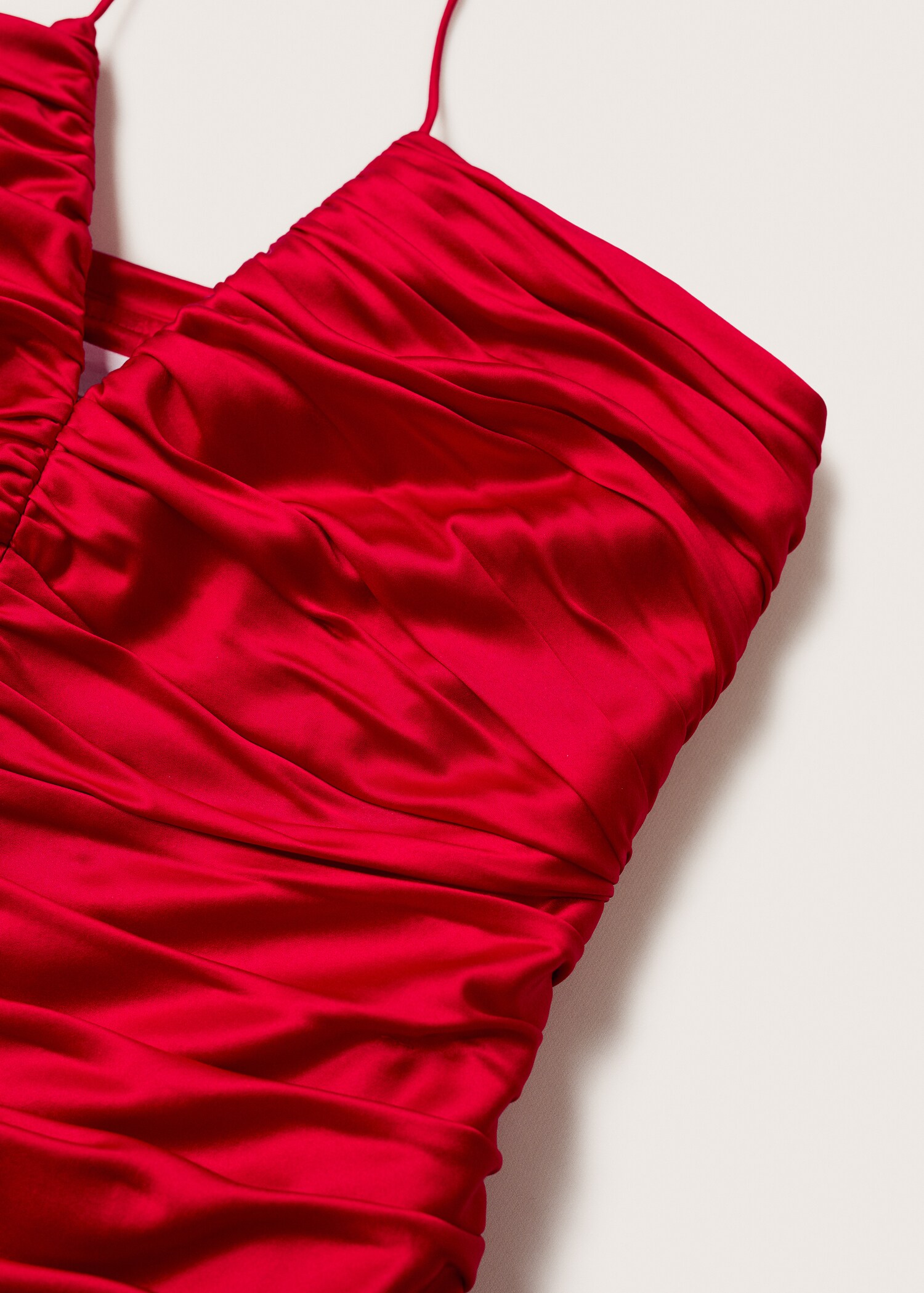 Vestido seda drapeado - Detalle del artículo 8