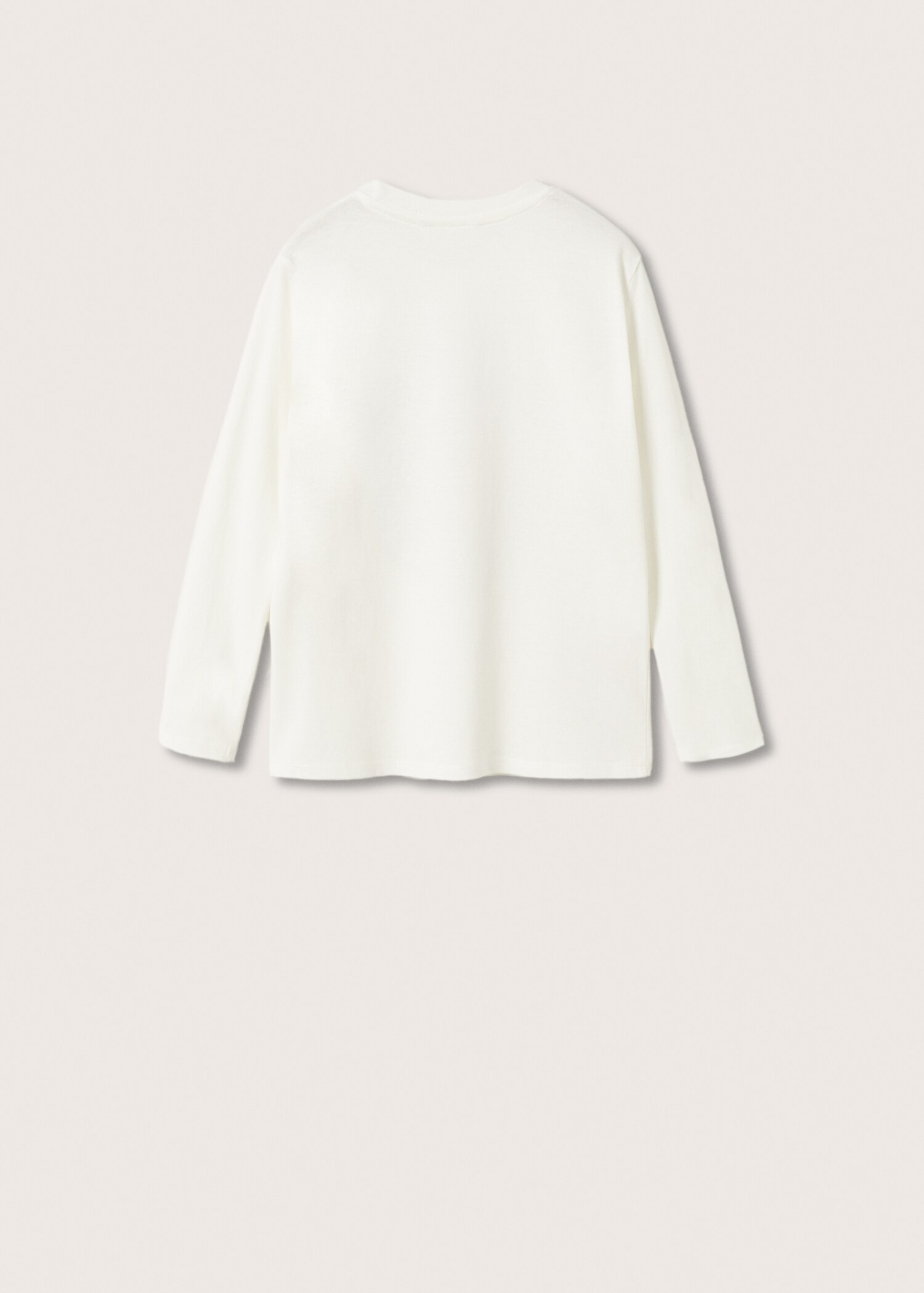 Camiseta manga larga estampada - Reverso del artículo