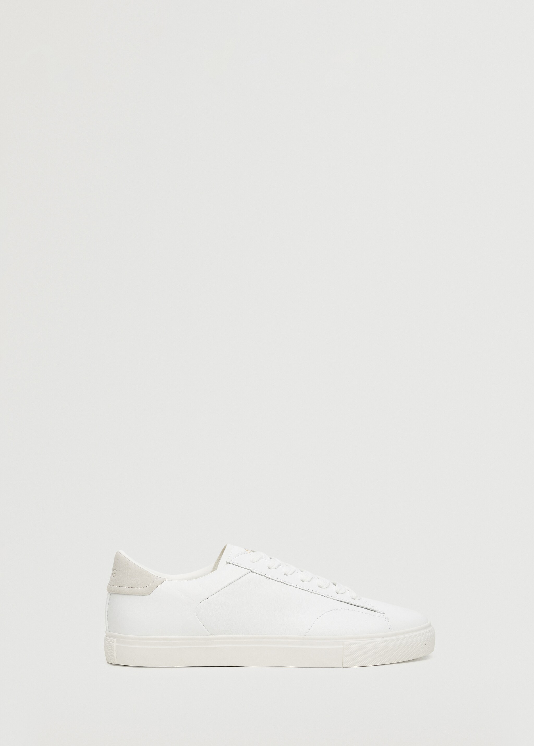 Monocoloured leather sneakers - Article without model