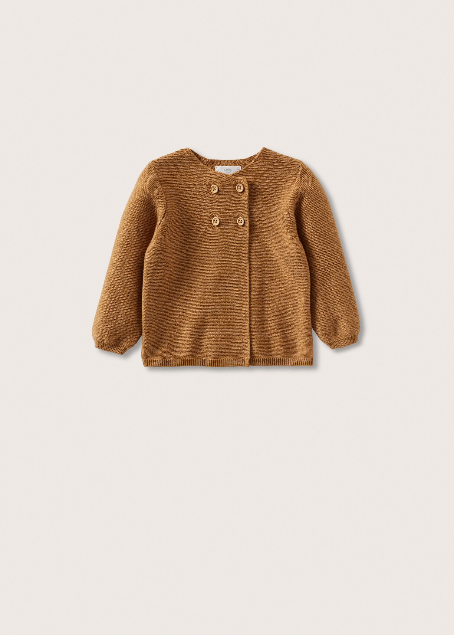Úpletový kardigan na knoflíky - Zboží bez modelu