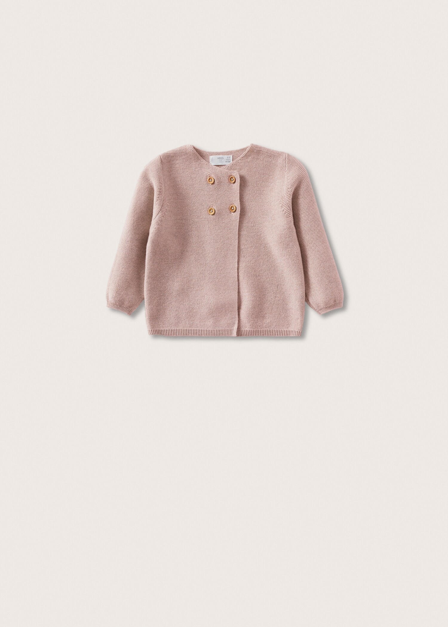 Úpletový kardigan na knoflíky - Zboží bez modelu