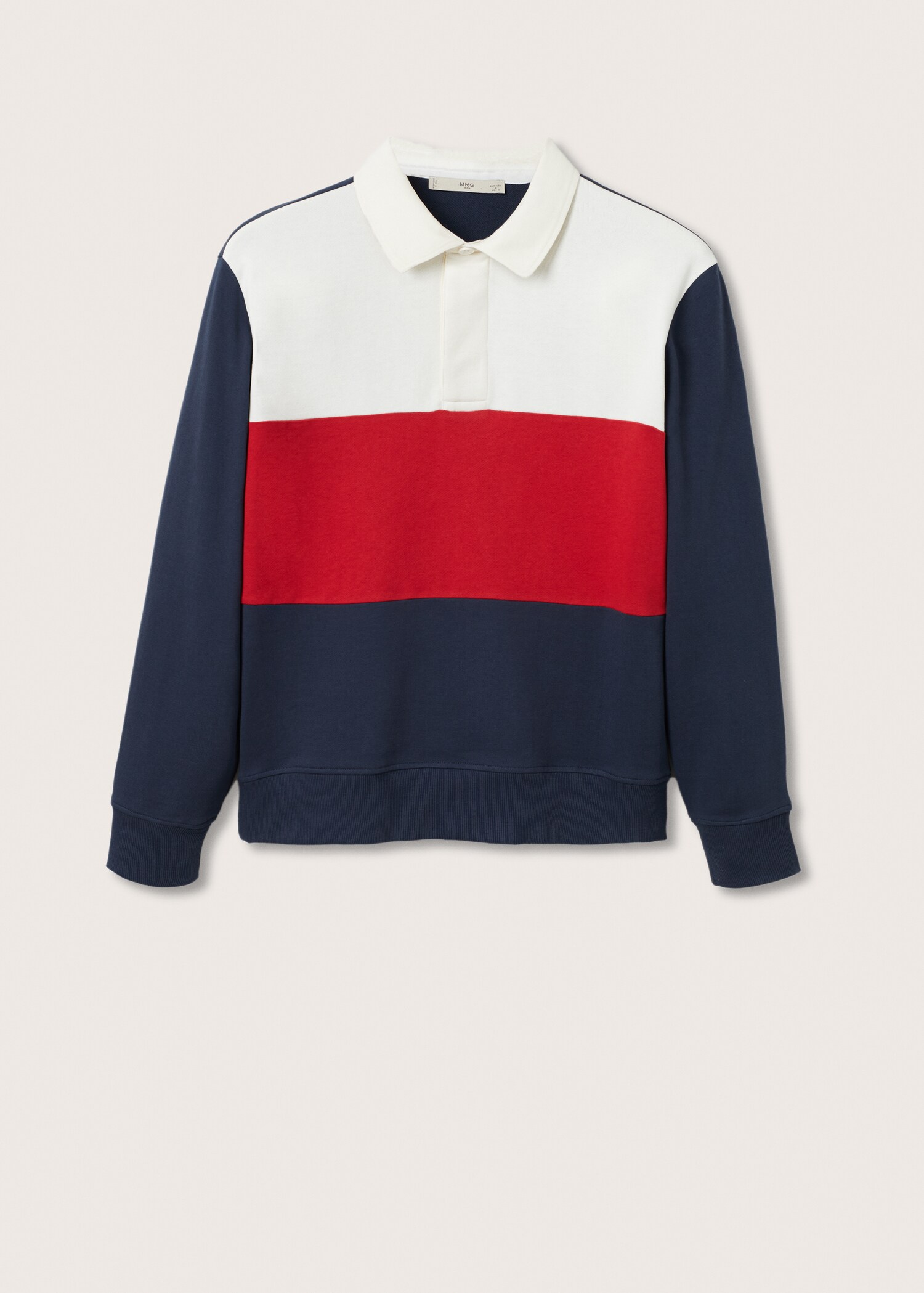 Polo cotone color block - Articolo senza modello