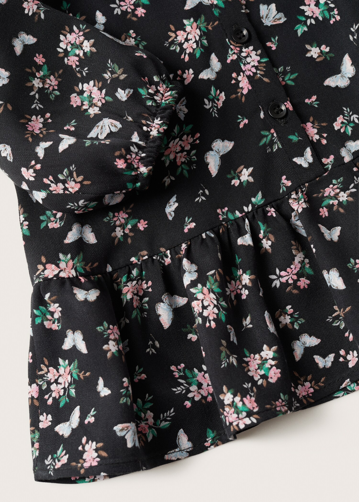 Butterfly print dress - Details of the article 9