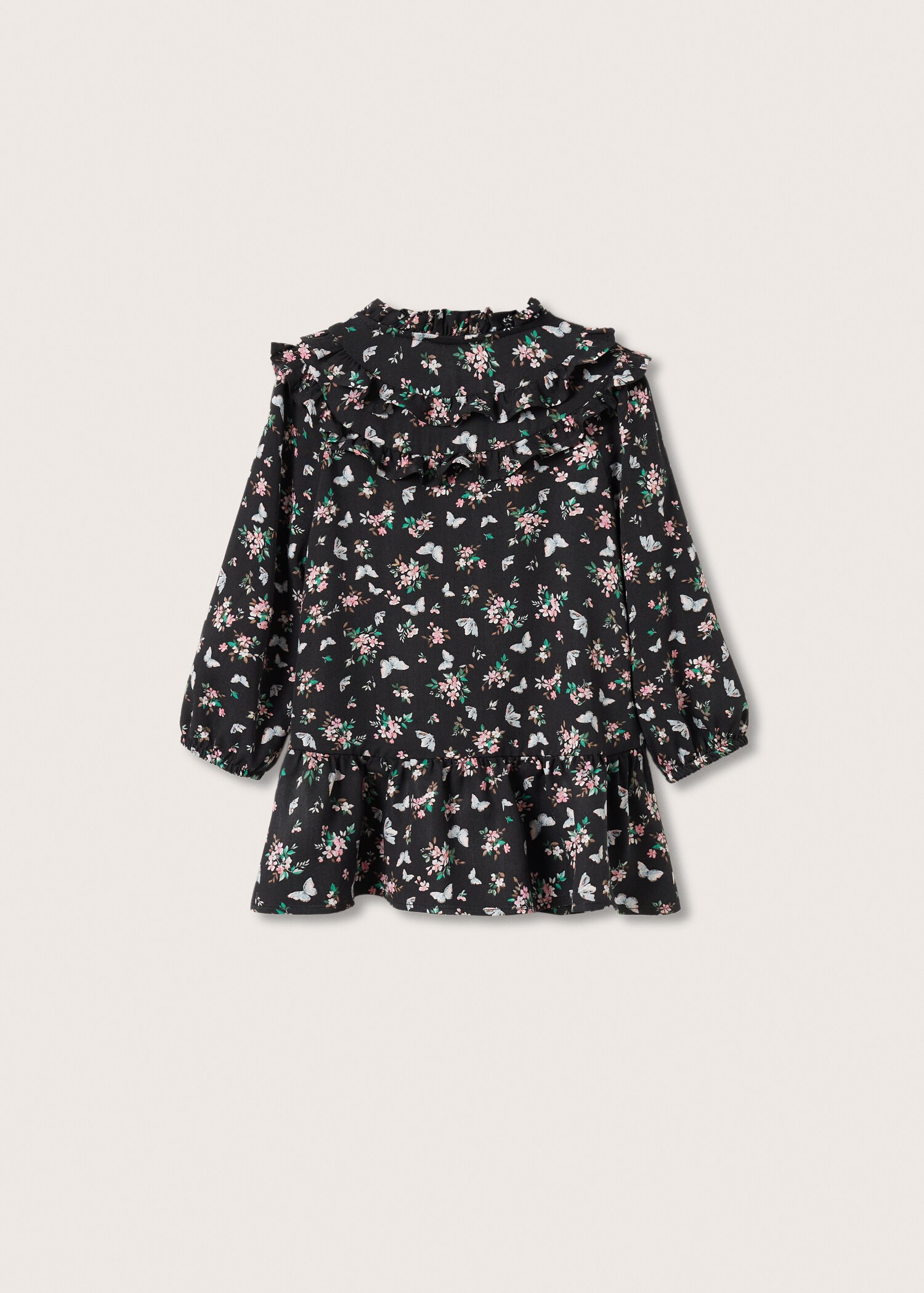 Butterfly print dress - Reverse of the article