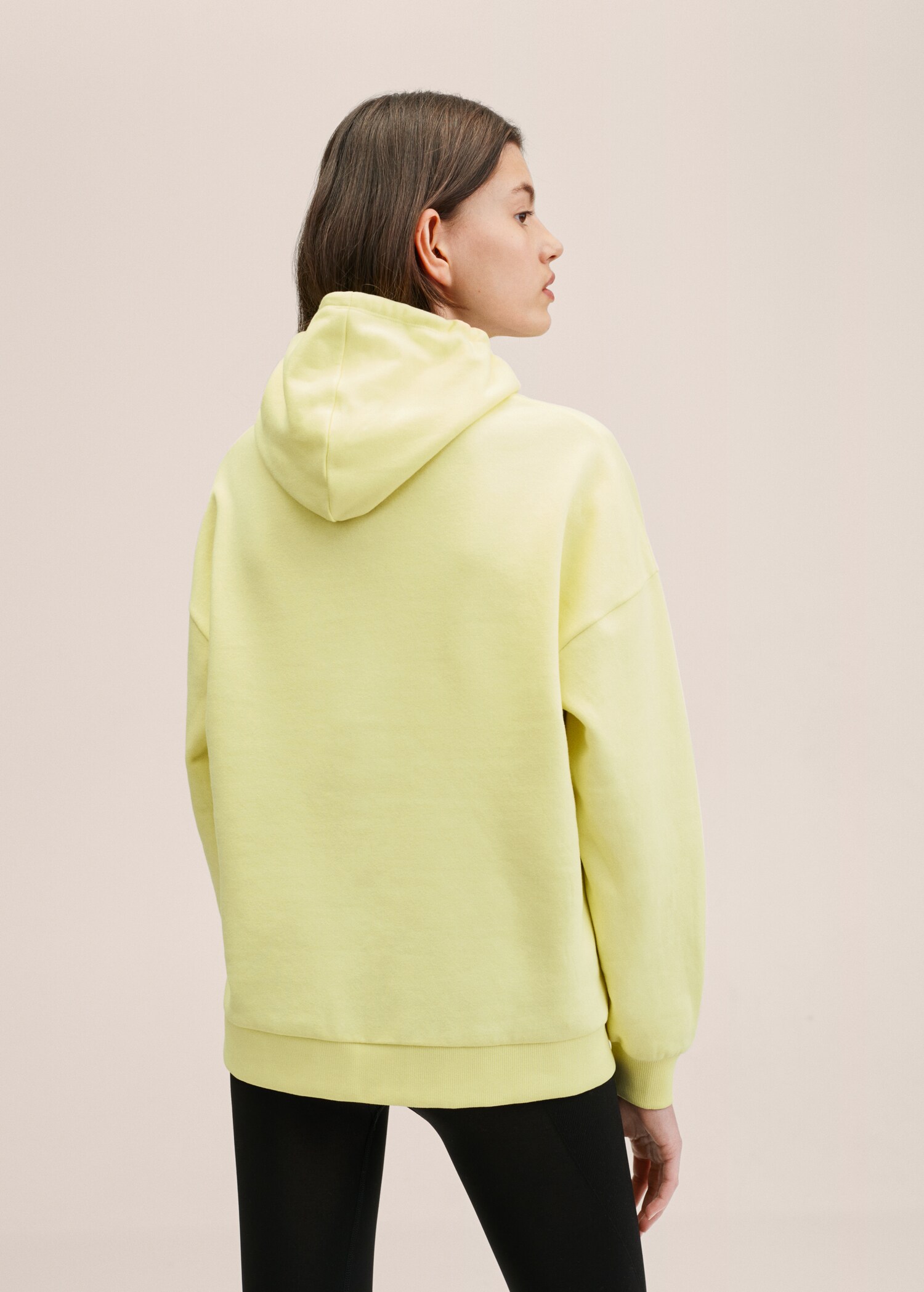 Sudadera oversize capucha - Reverso del artículo
