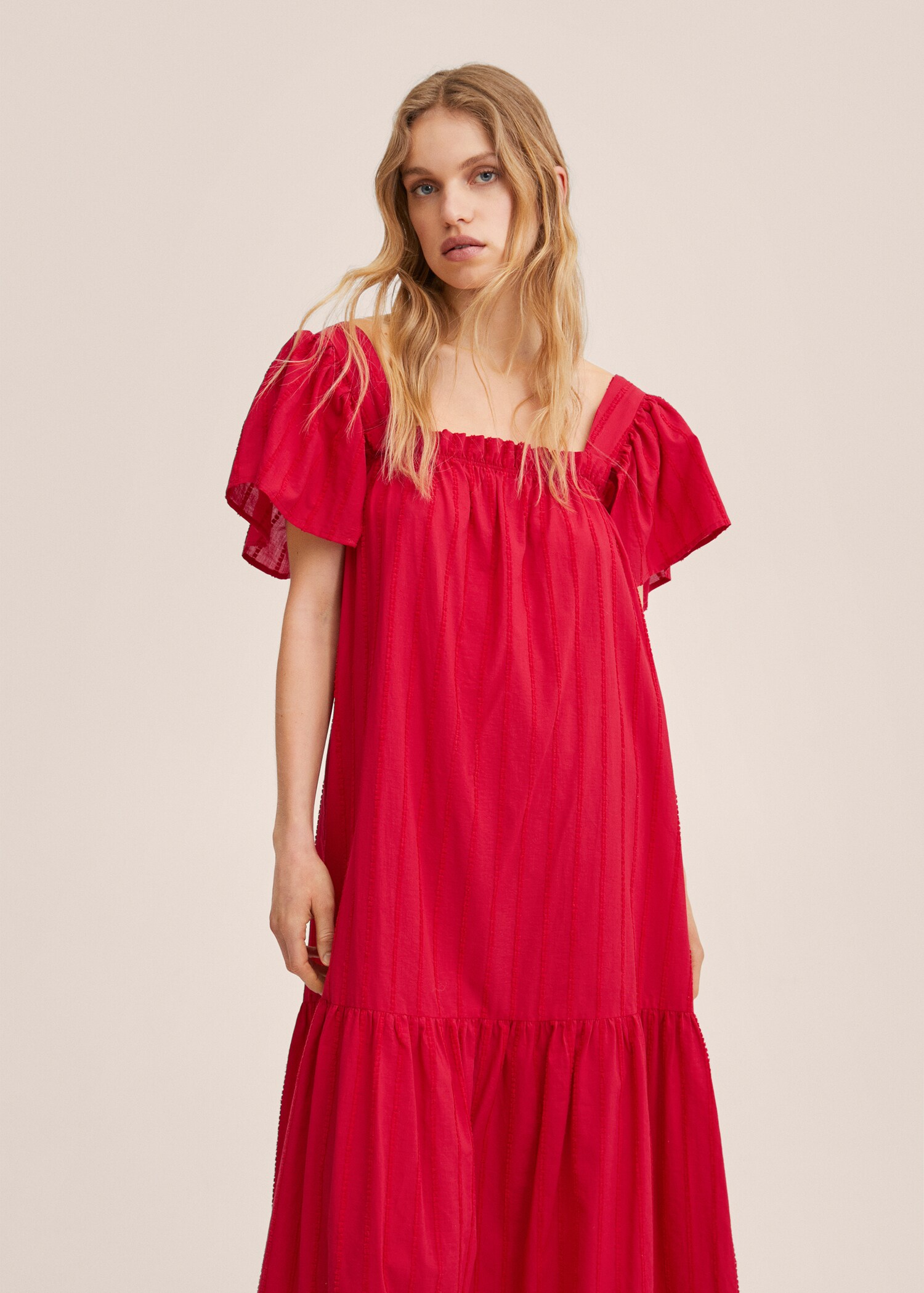 Vestido 100% algodón - Plano medio