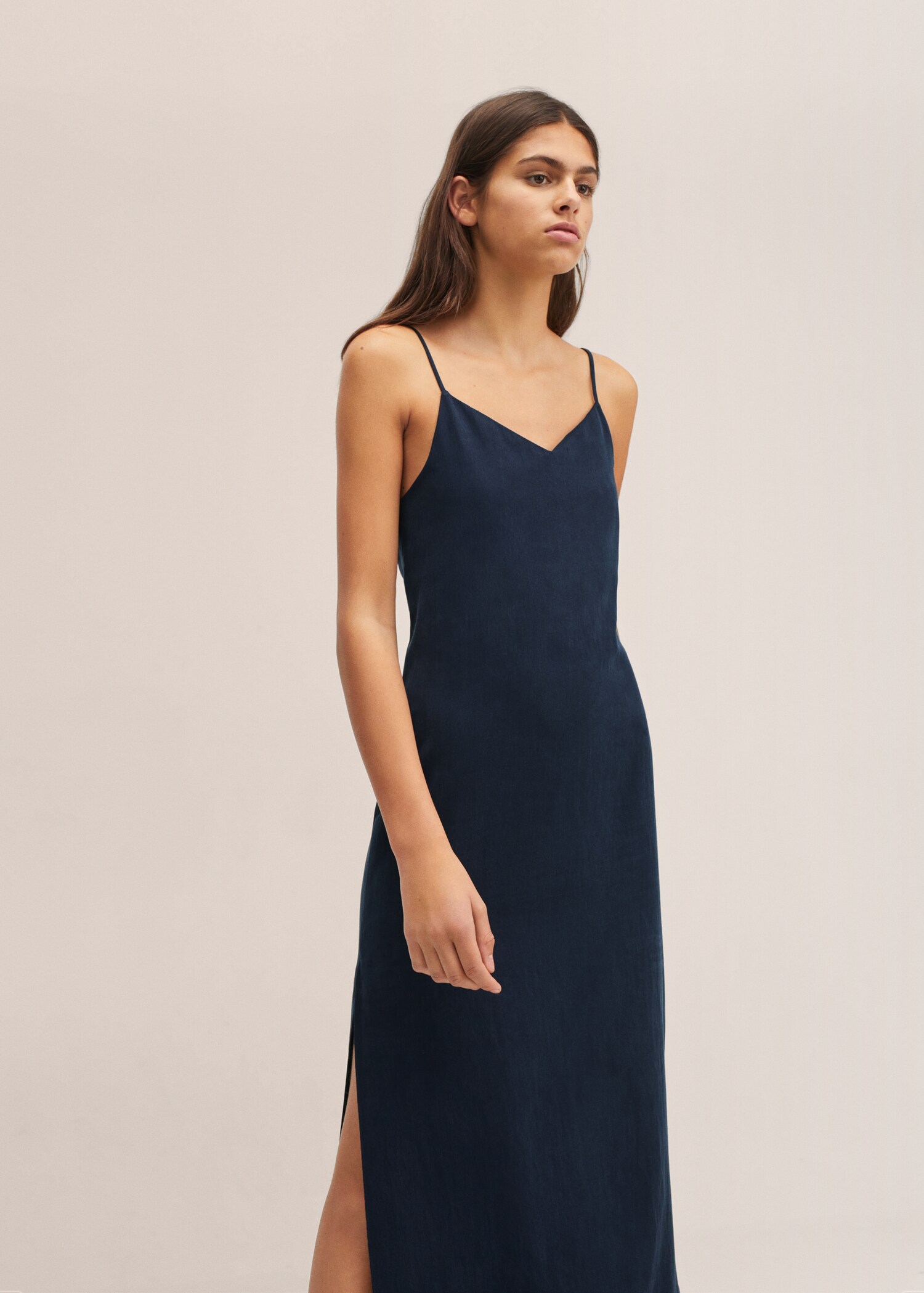 Lyocell slip dress - Details of the article 2