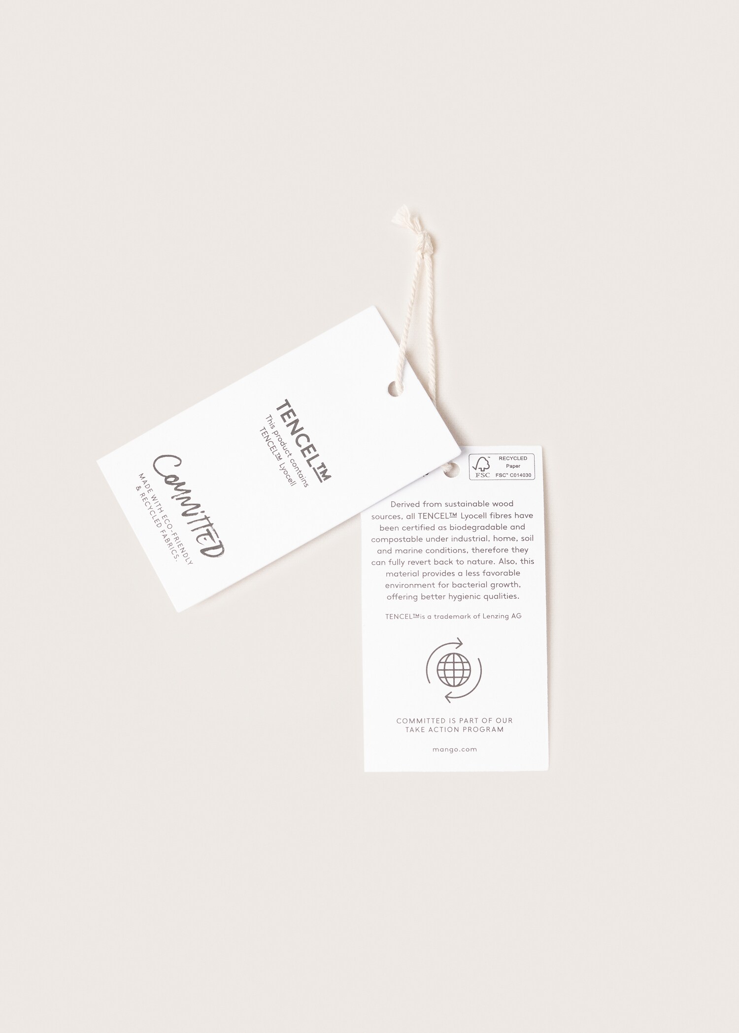 Lyocell slip dress - Details of the article 7