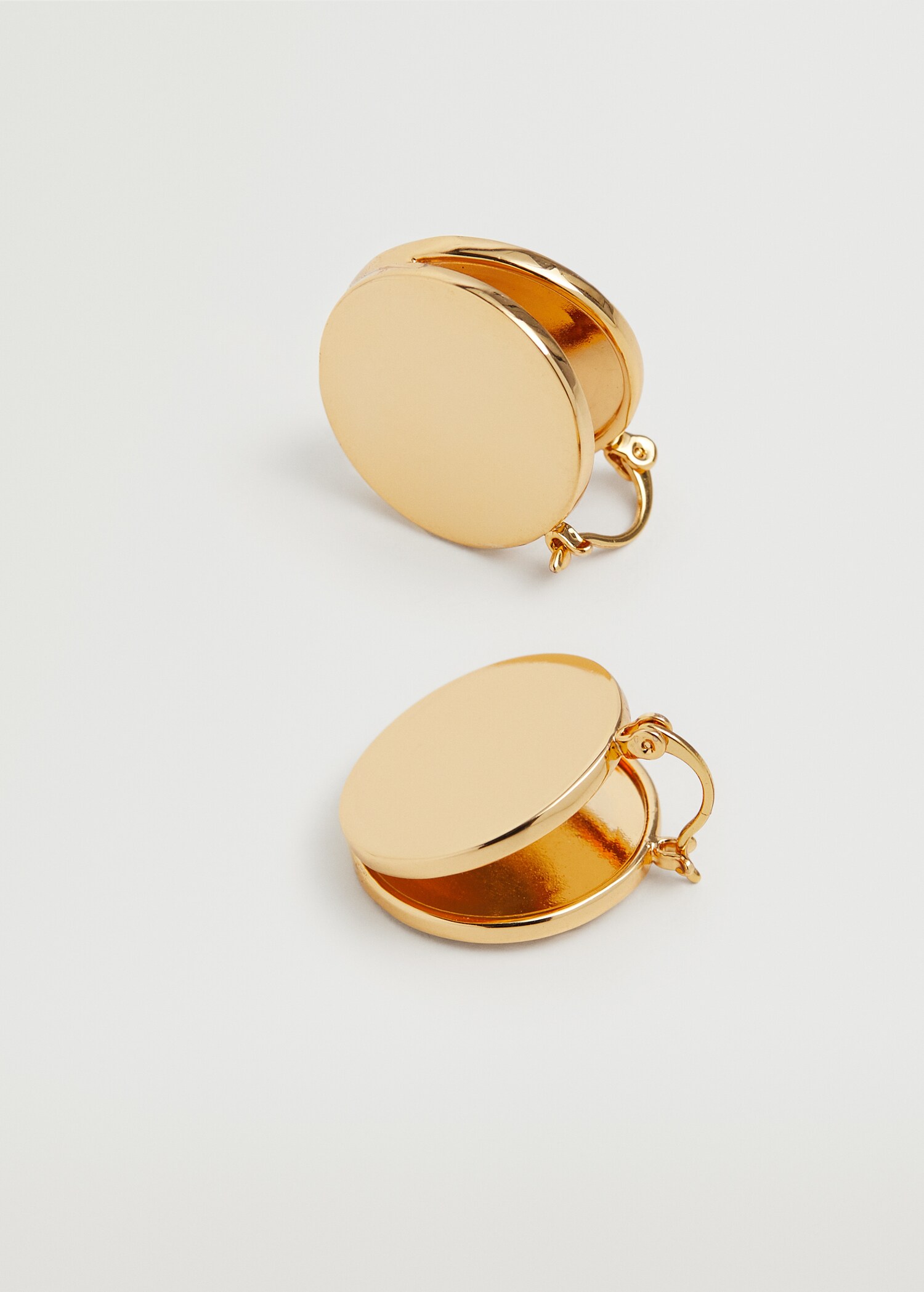 Pendientes colgantes circulares - Plano medio