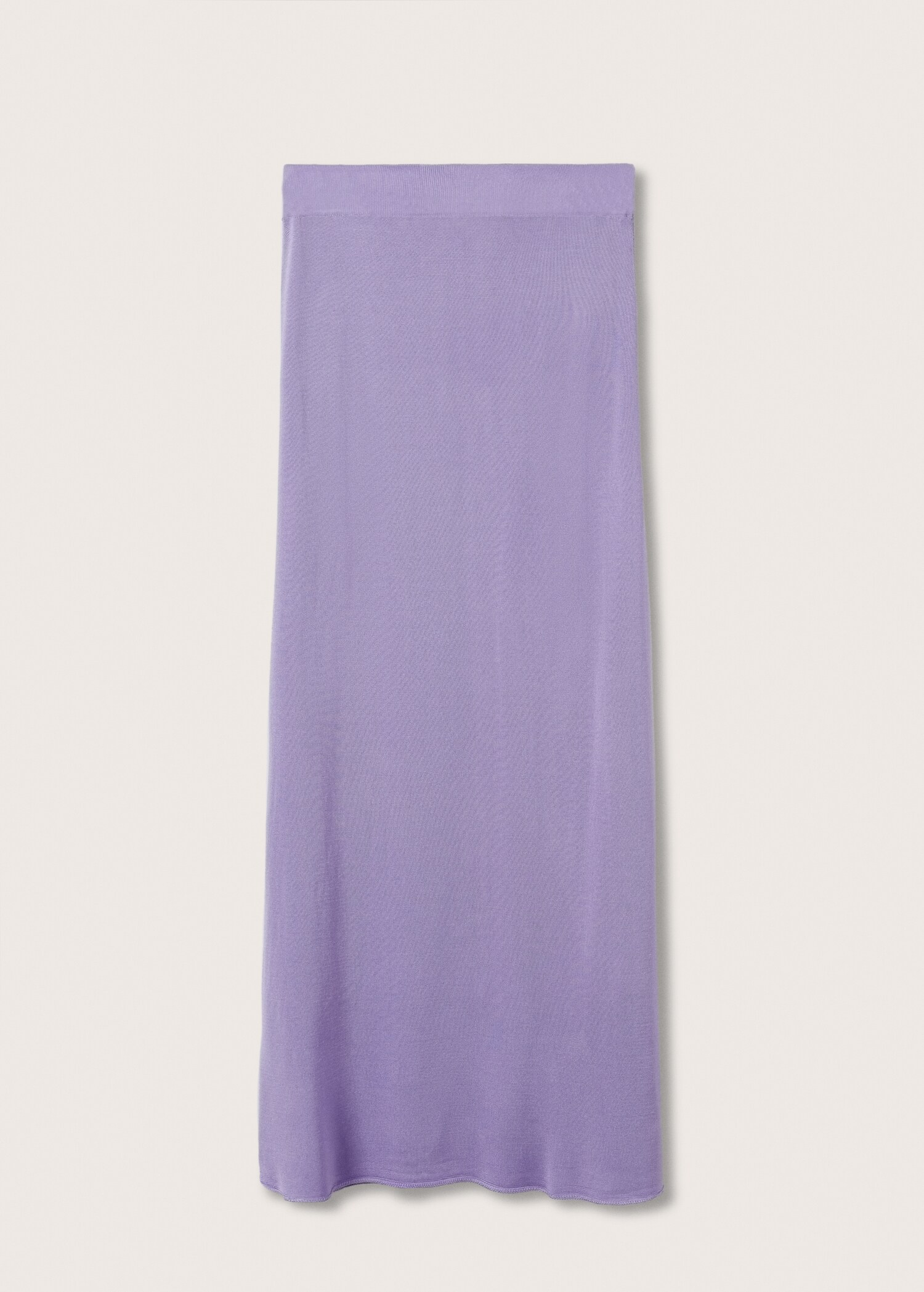 Rozkloszowana spódnica z dzianiny - Artykuł bez modela/modelki