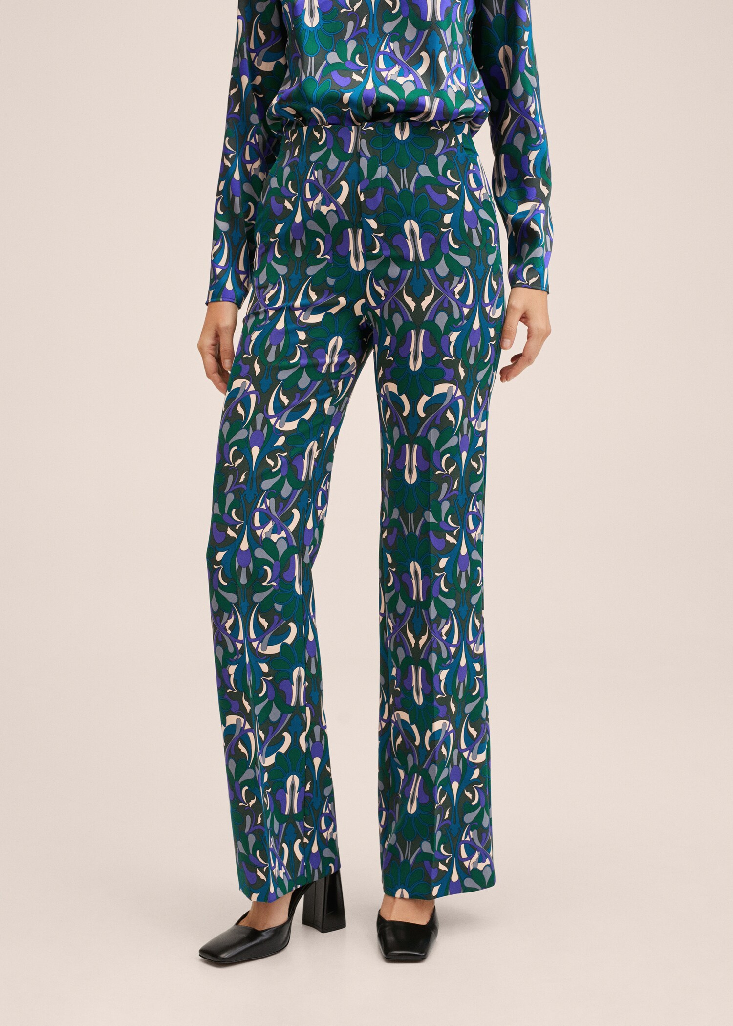 Flared trousers - Medium plane