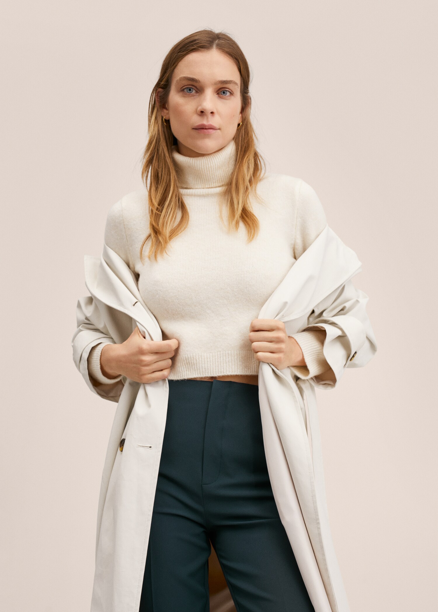 Flared trousers - Medium plane