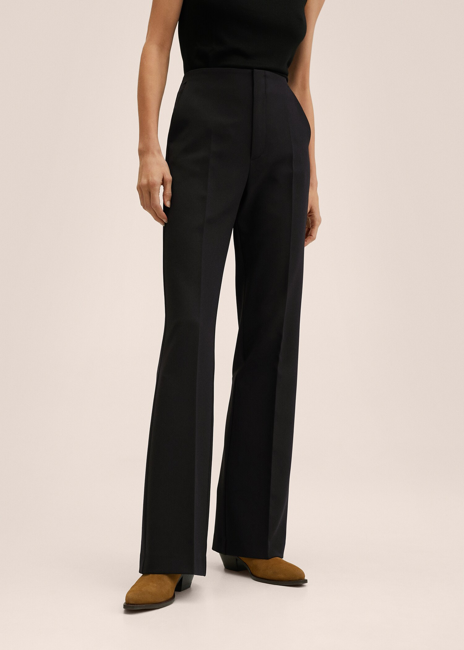 Flared trousers - Medium plane