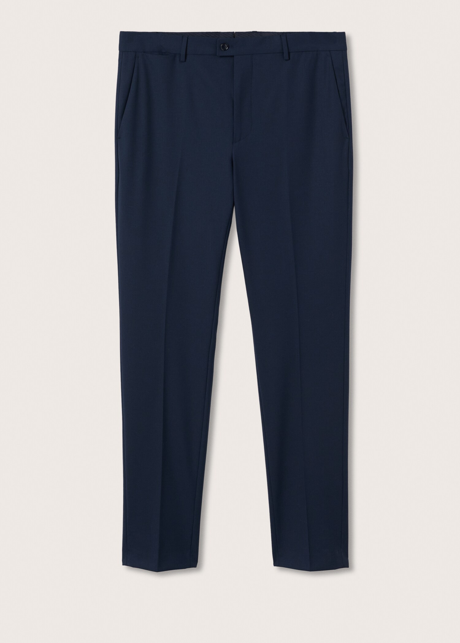 Slim fit wool suit trousers - Article without model