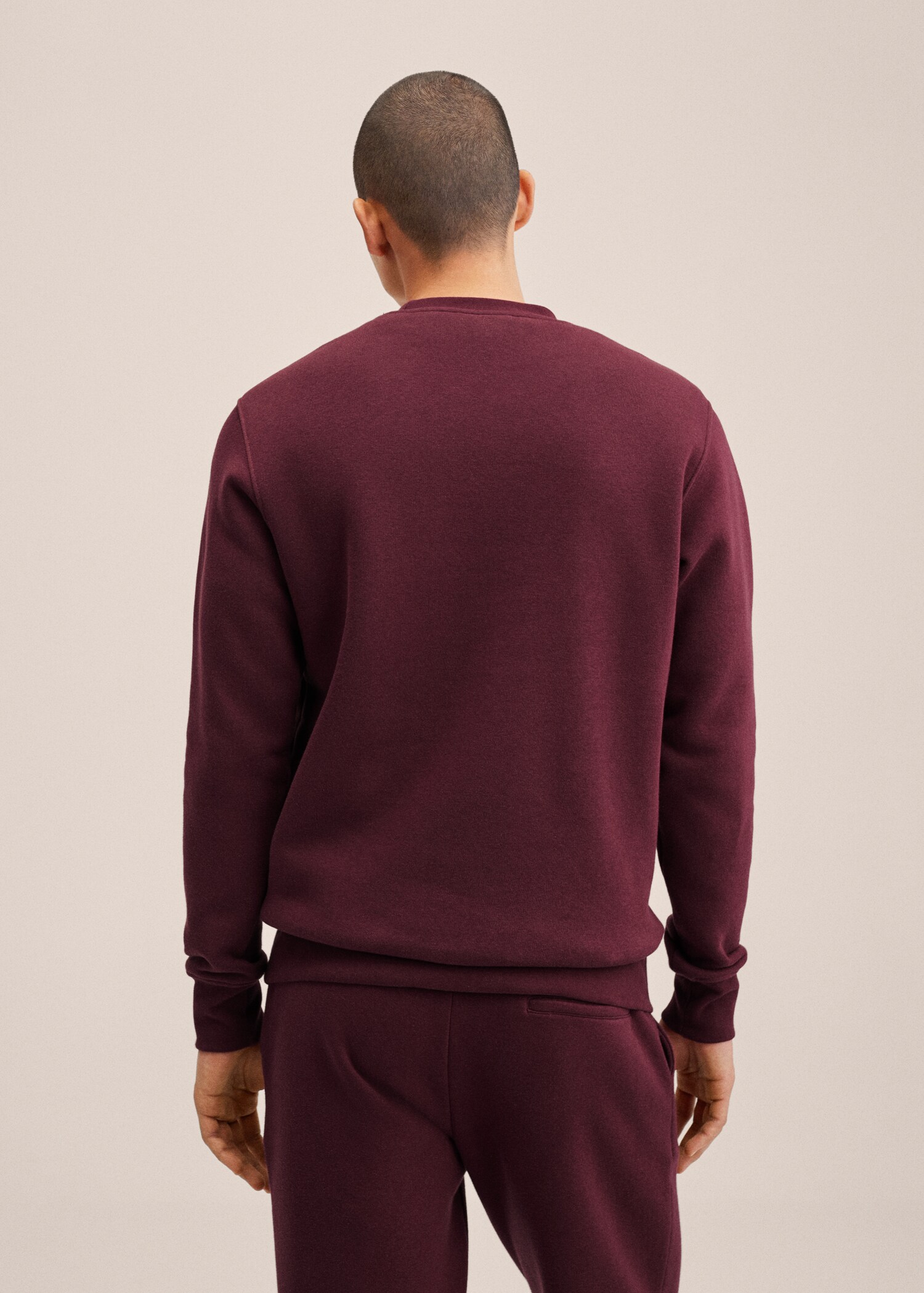 Sudadera algodón mensaje - Reverso del artículo
