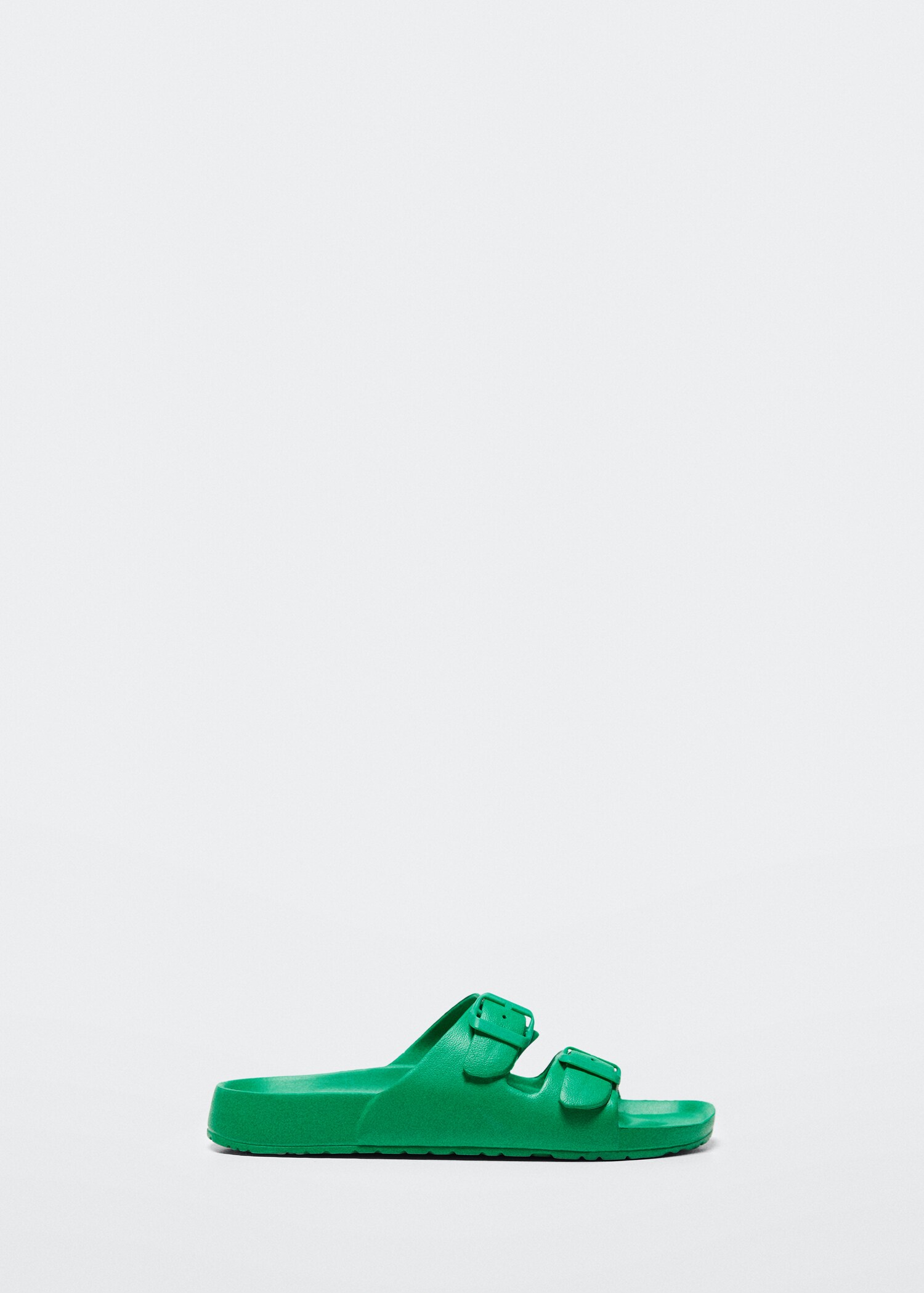 Rubber sandal with buckle - Article without model
