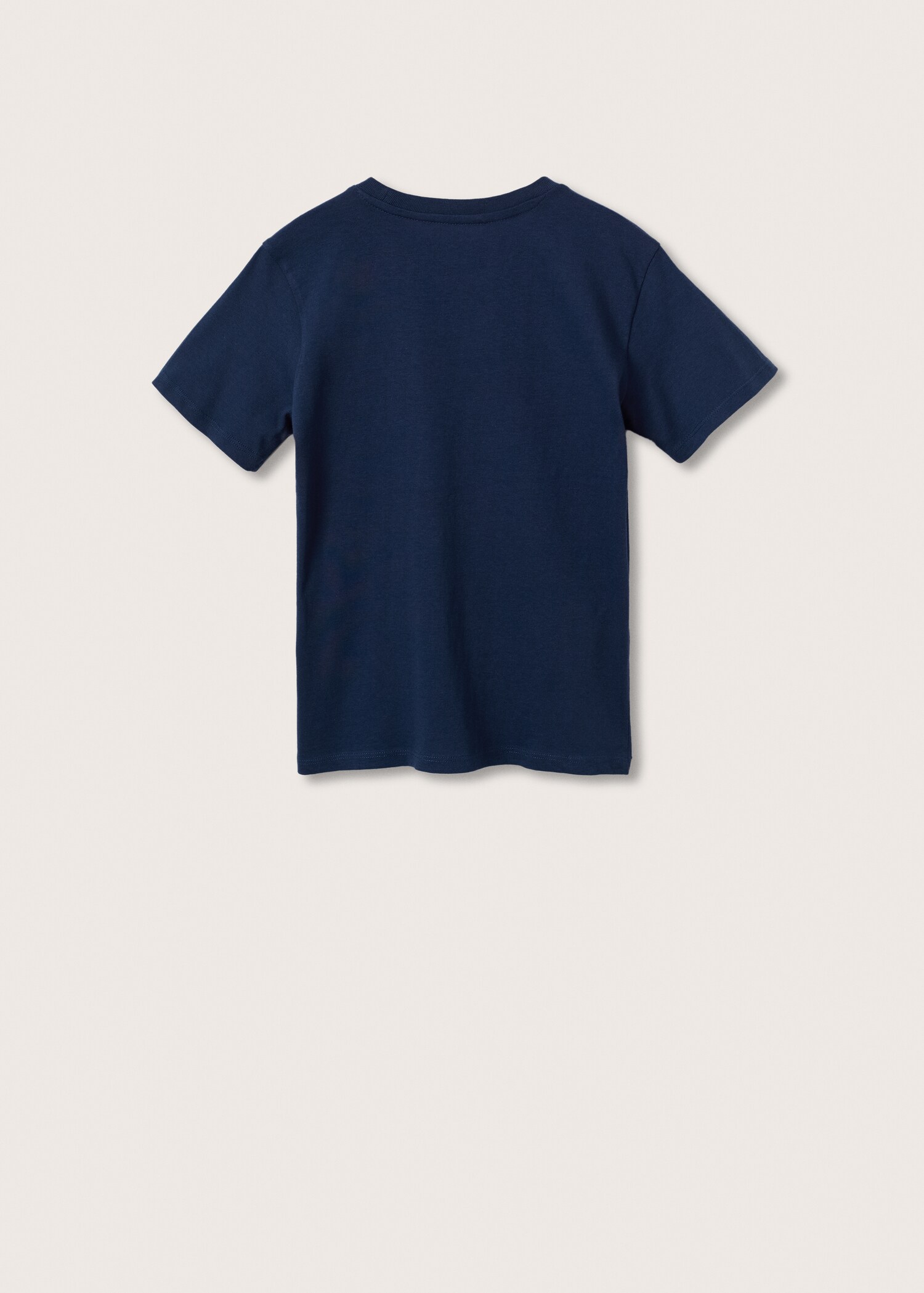 Message cotton T-shirt - Reverse of the article