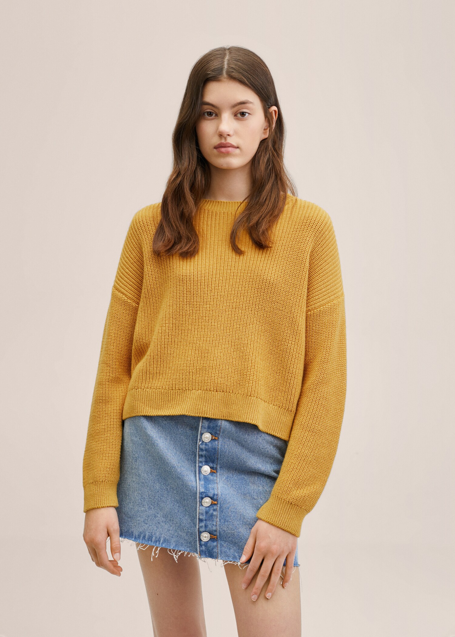 Pullover mit rückwärtigem Crossover-Detail - Mittlere Ansicht