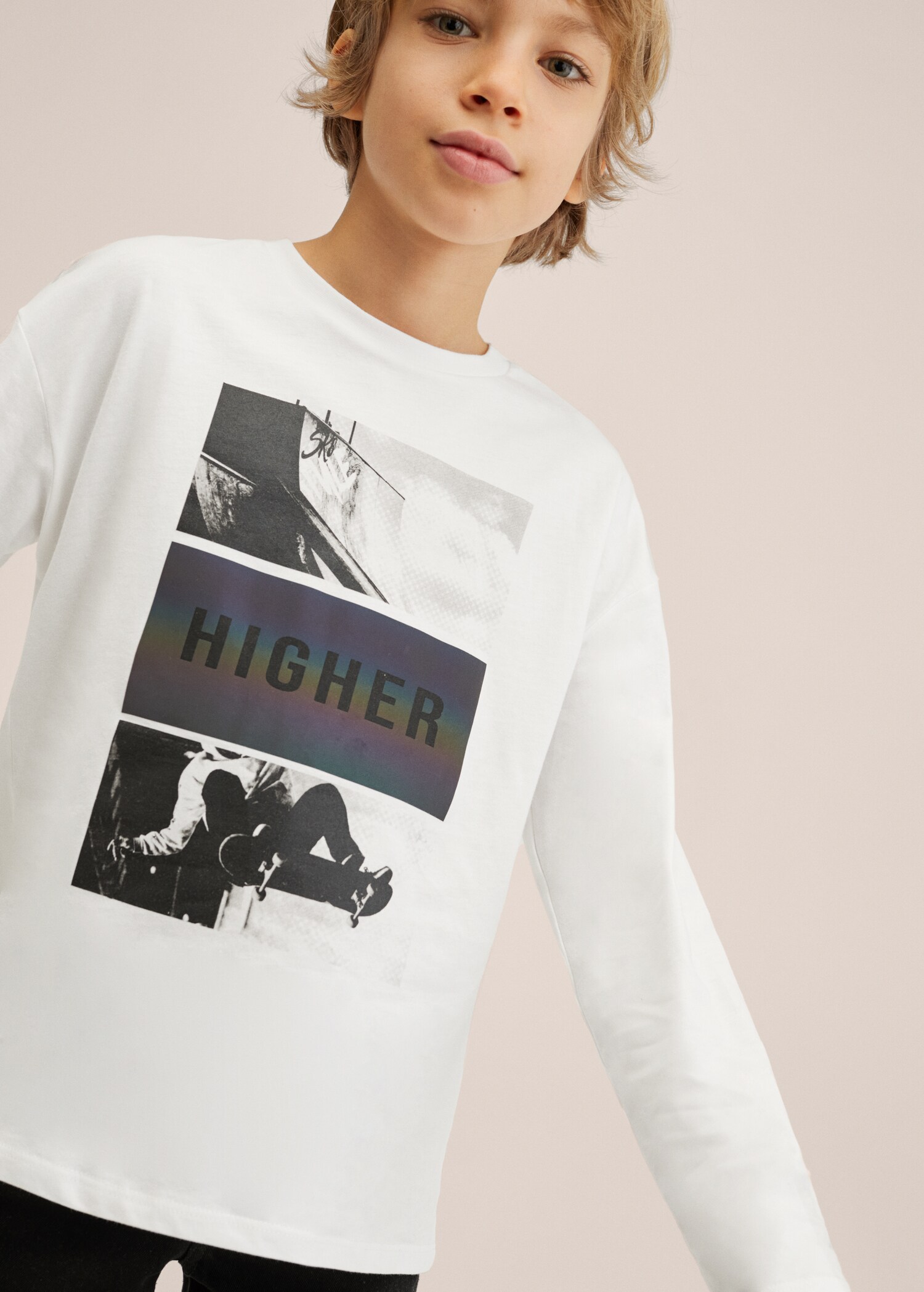Printed long sleeve t-shirt - Details of the article 1
