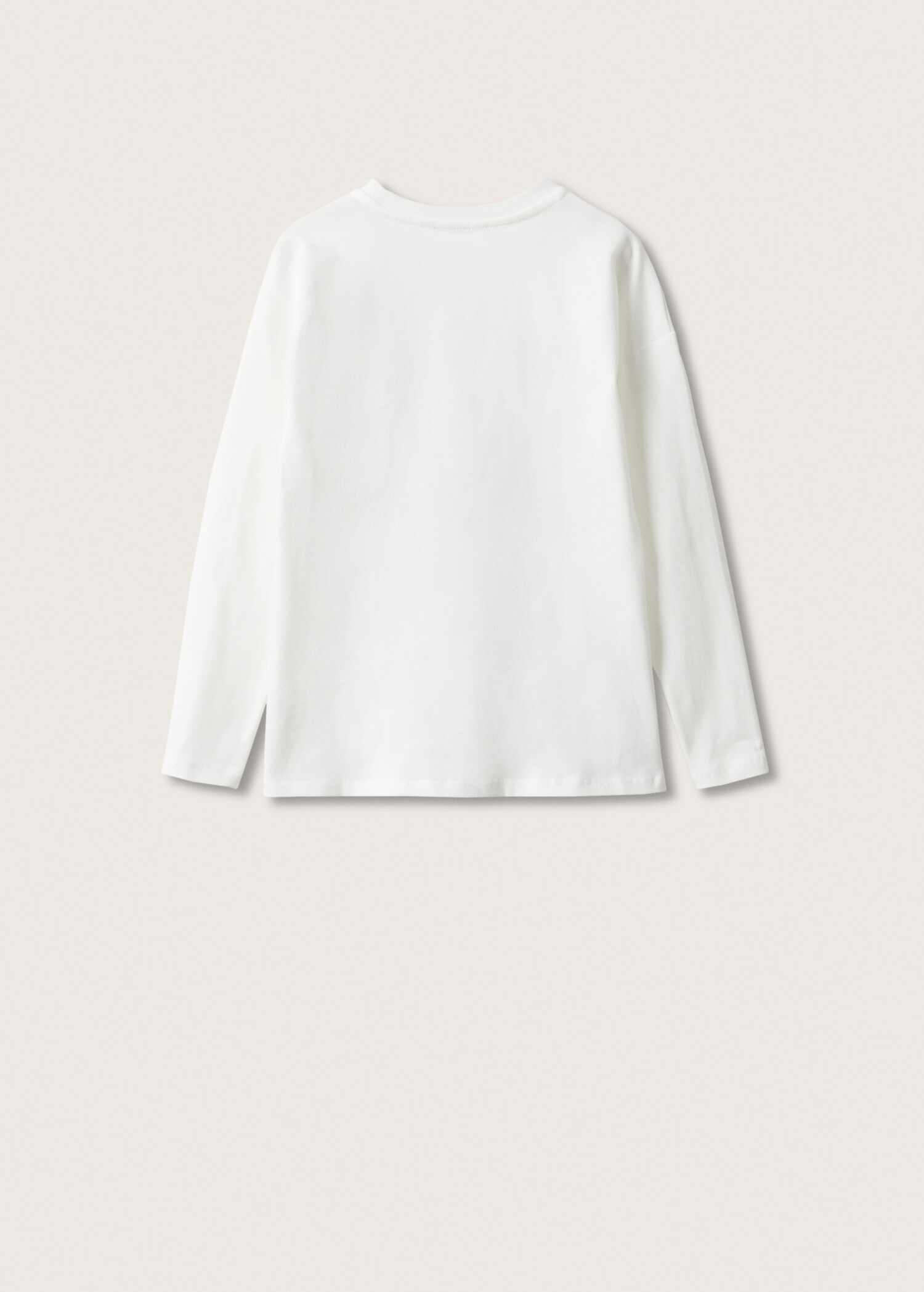 Printed long sleeve t-shirt - Reverse of the article