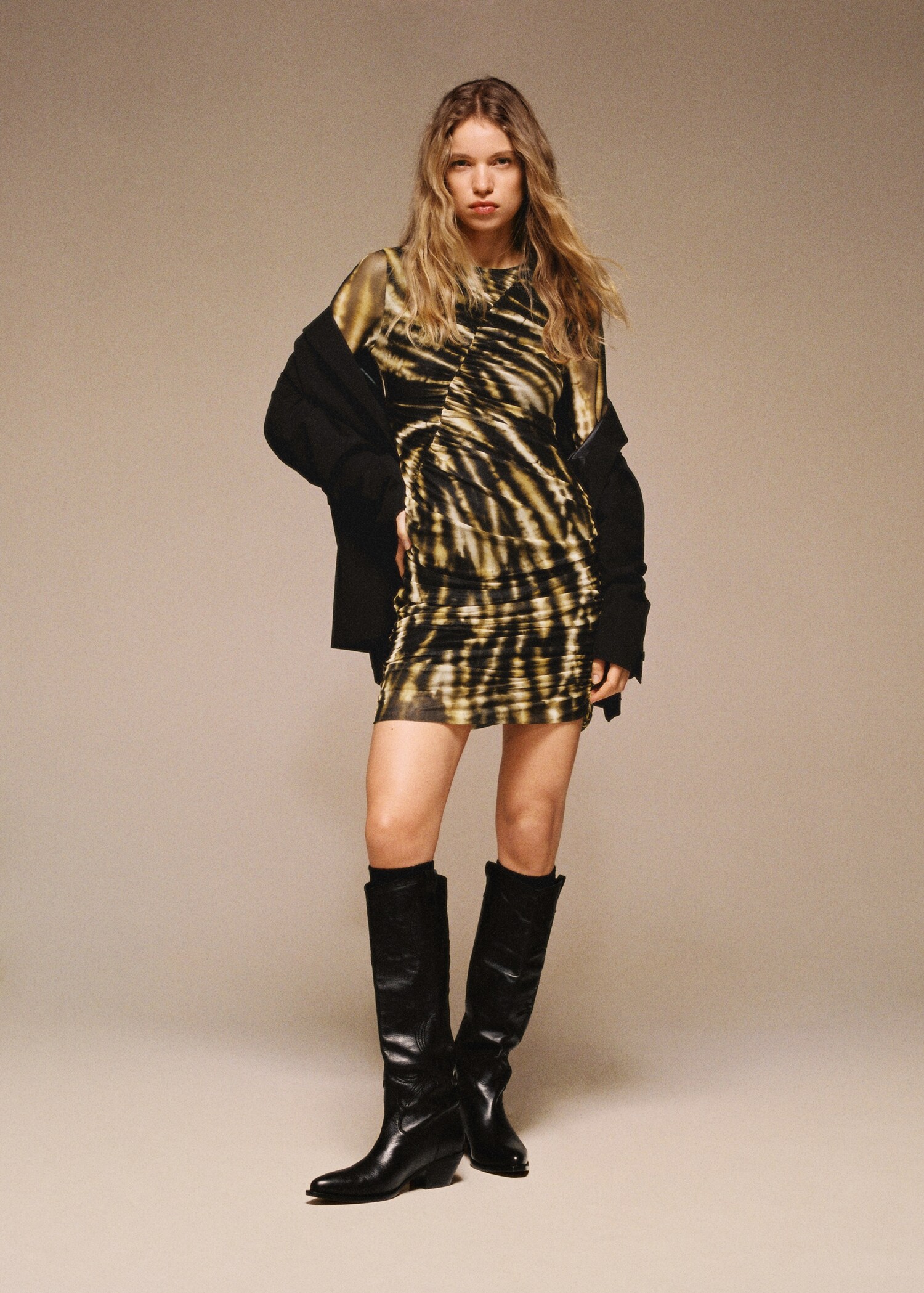 Printed ruched dress - Details of the article 6