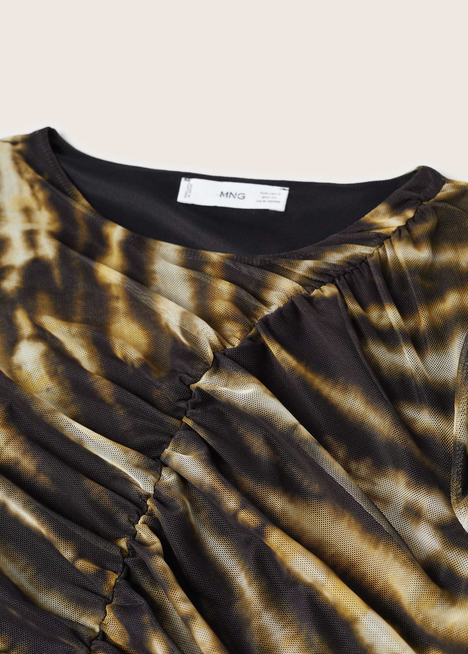 Printed ruched dress - Details of the article 8