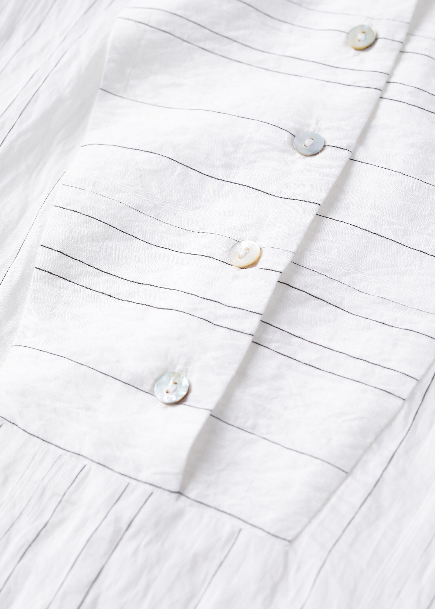 Pruhovaná halenka oversize - Detail zboží 8
