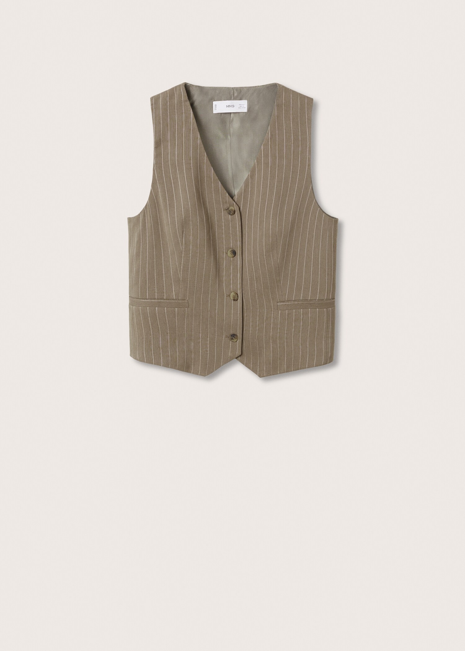 Chaleco traje lino - Artículo sin modelo