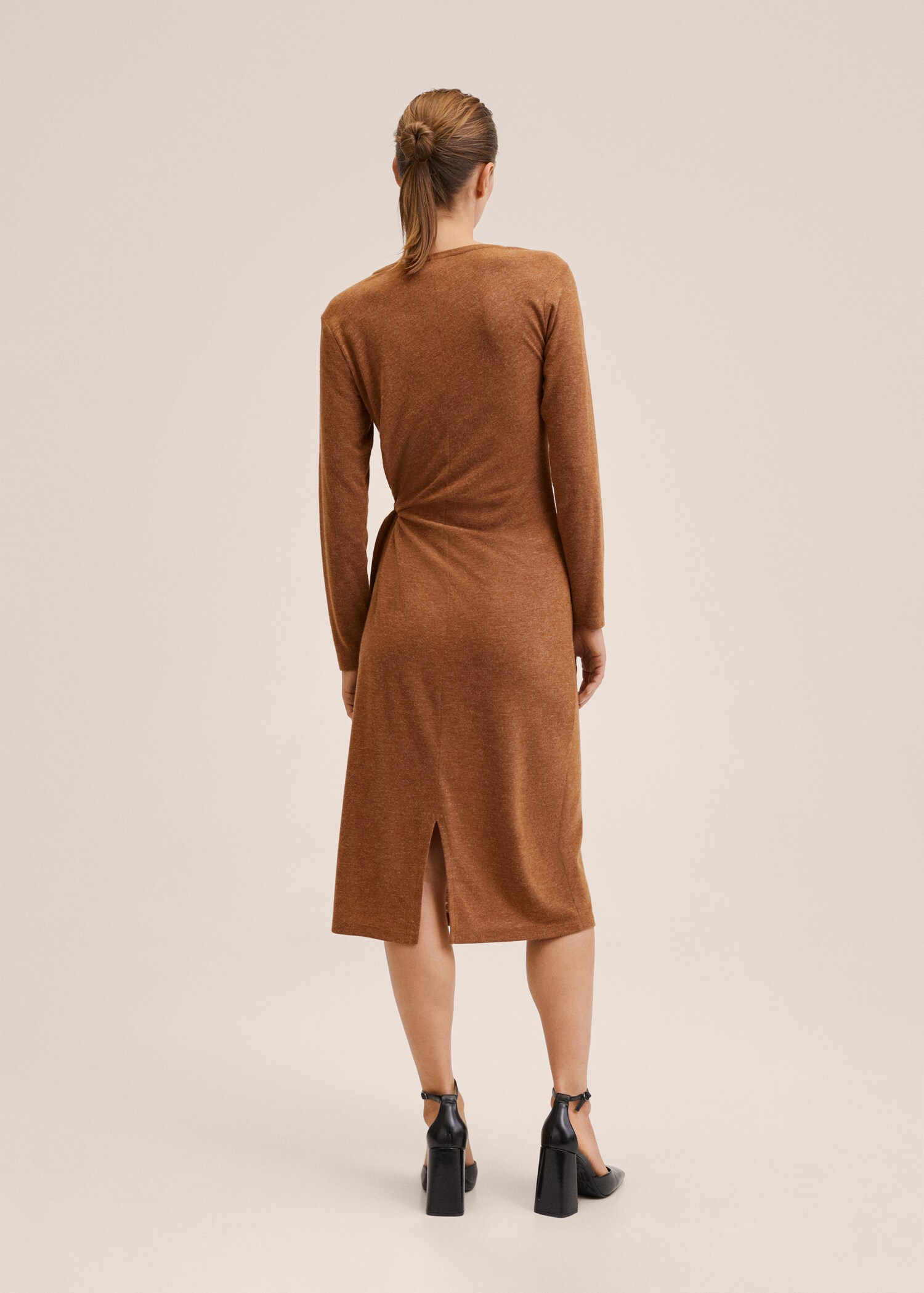 Vestido punto lazo - Reverso del artículo