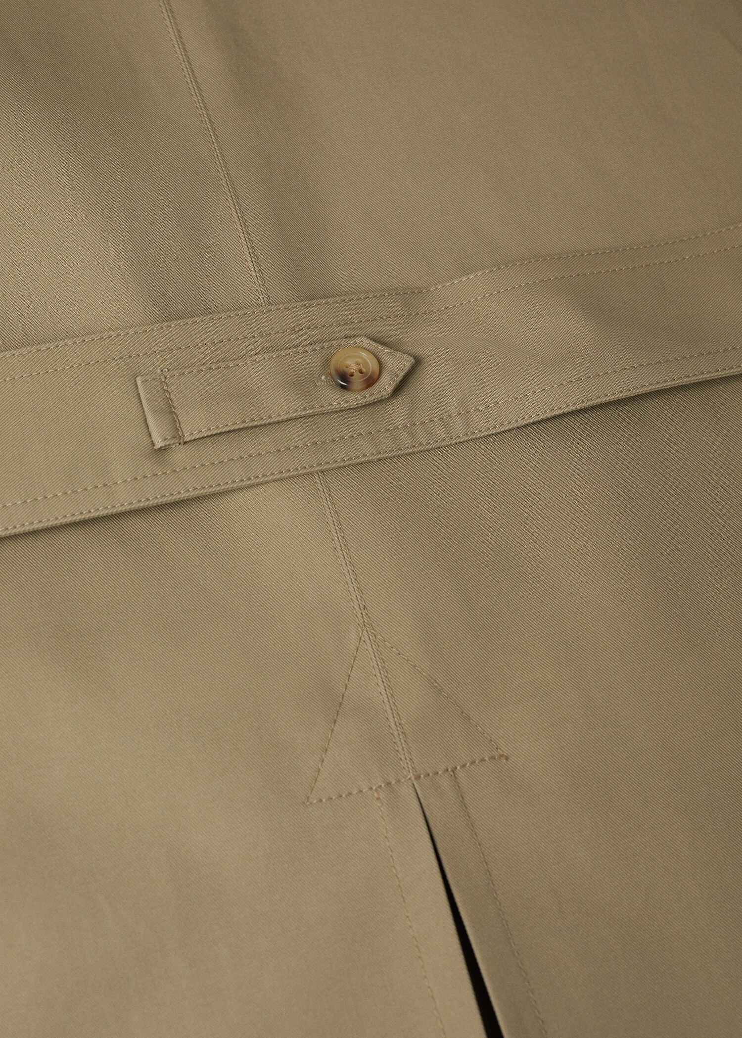 Bavlněný trenčkot oversize - Detail zboží 8