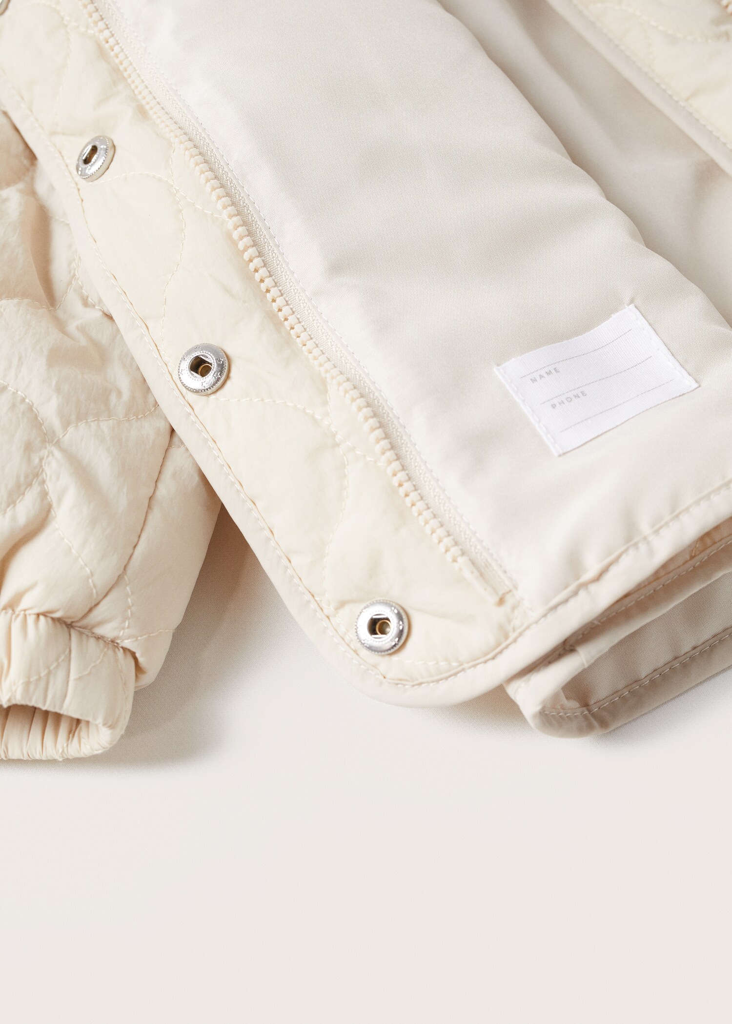 Prošívaná bunda anorak se štepováním - Detail zboží 7