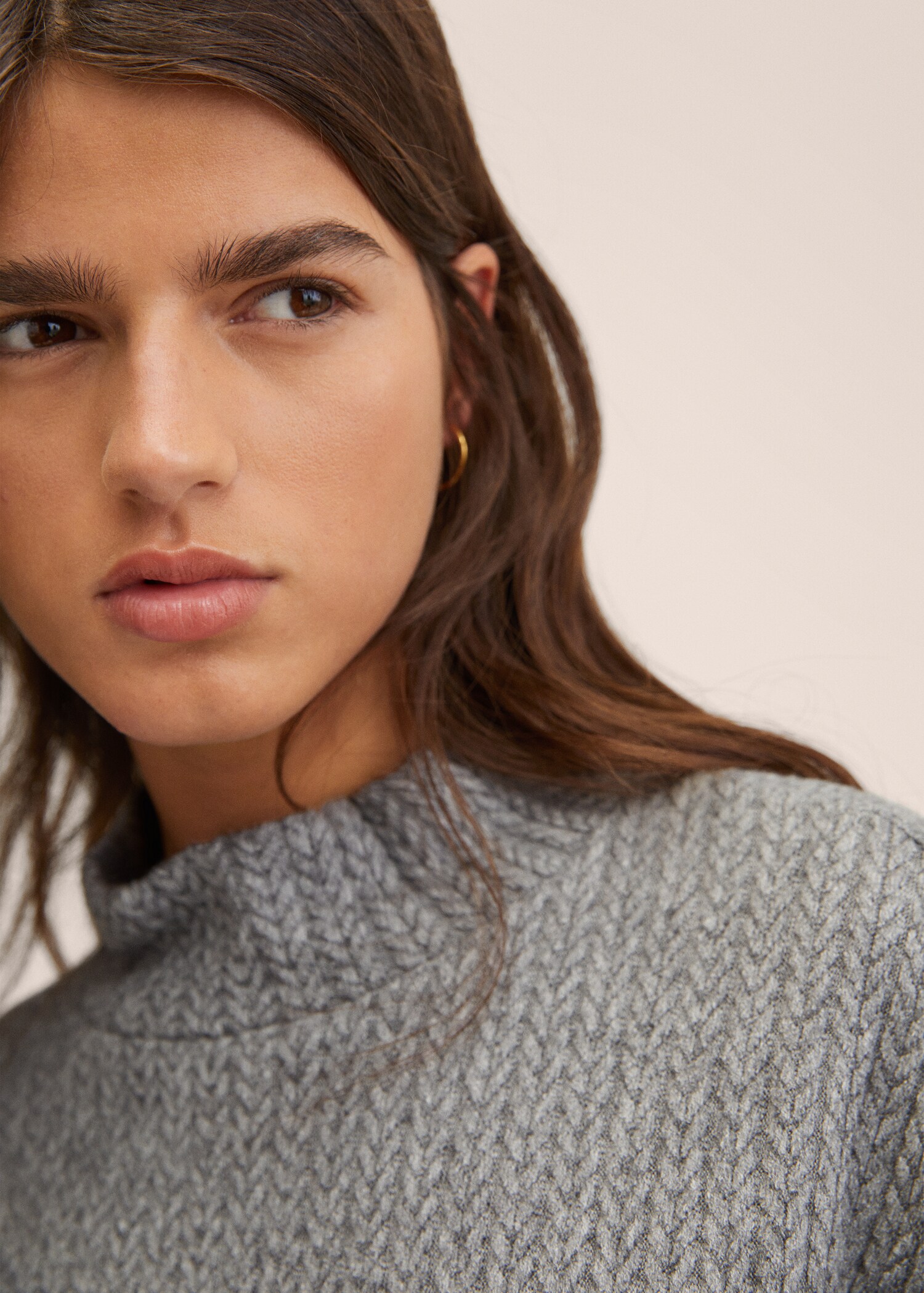 Úpletové šaty oversize - Detail zboží 1