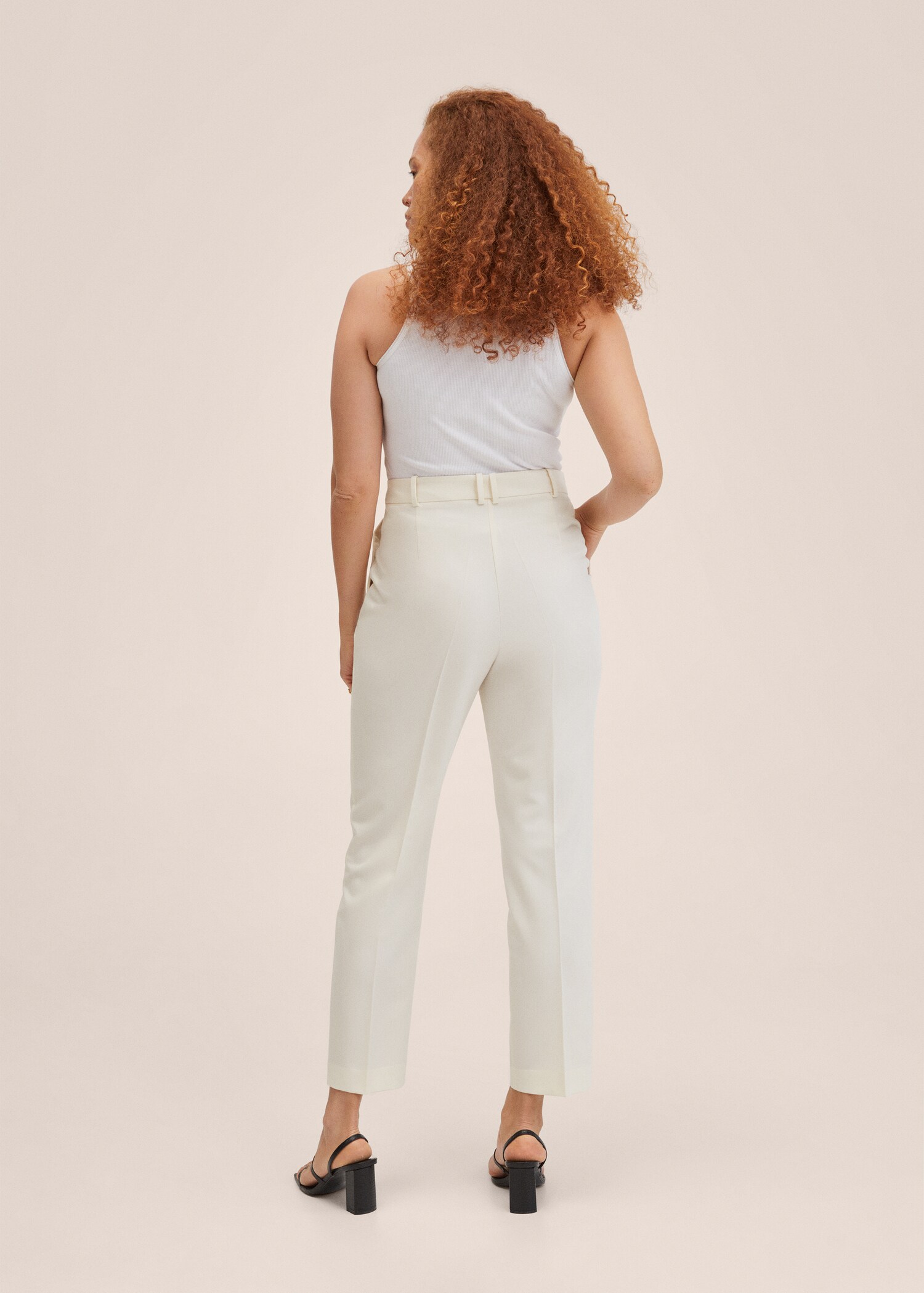 Pantalón recto traje - Reverso del artículo
